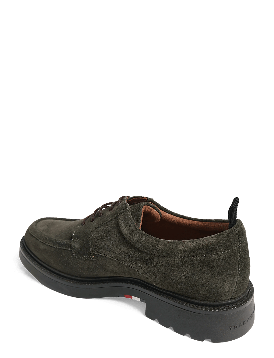 Tommy Hilfiger - CORPORATE CASUAL SDE DECK SHOE - moc toe skor - platinum olive - 1