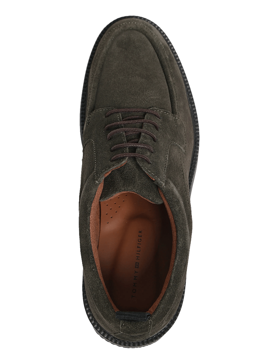 Tommy Hilfiger - CORPORATE CASUAL SDE DECK SHOE - moc toe skor - platinum olive - 3