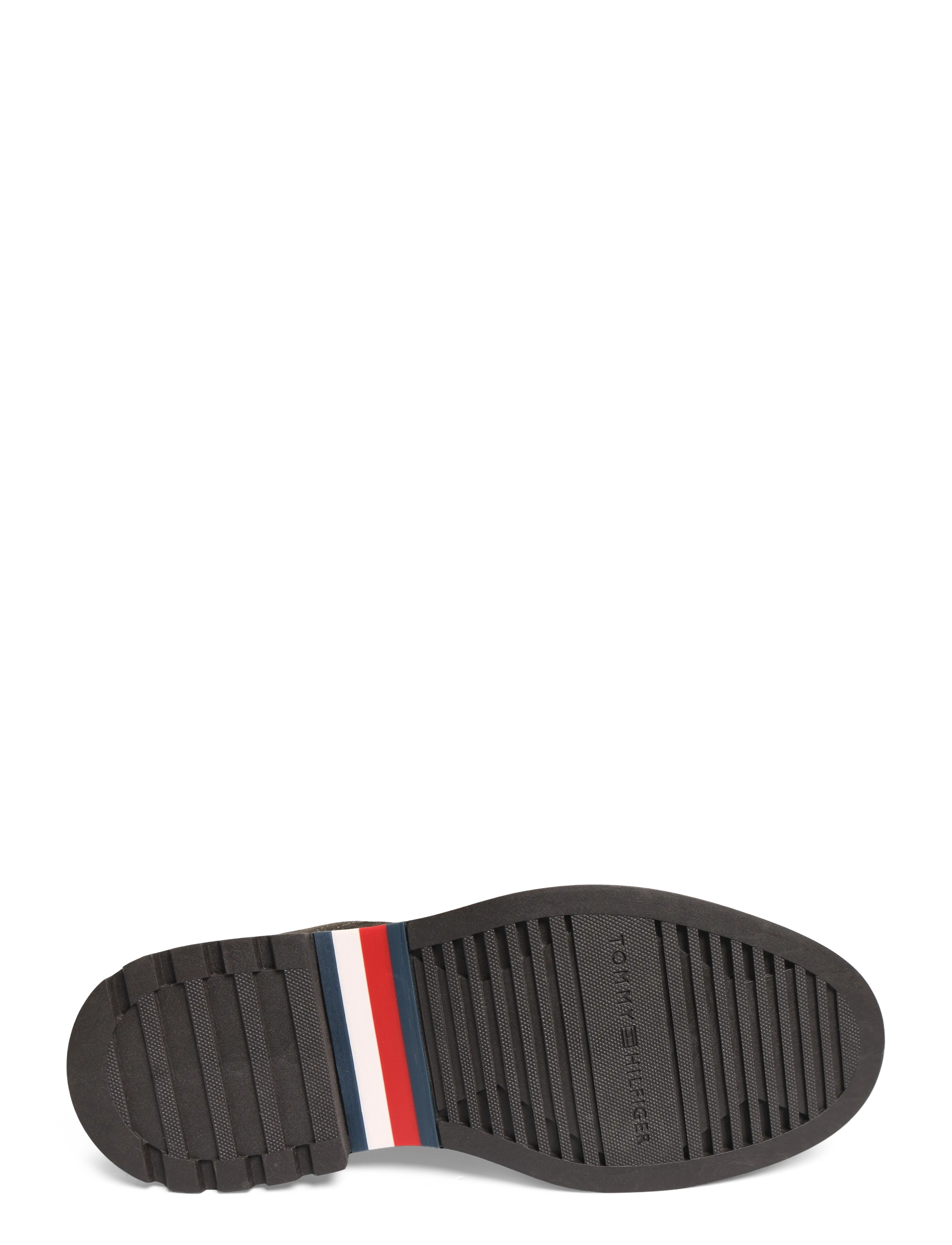 Tommy Hilfiger - CORPORATE CASUAL SDE DECK SHOE - moc toe skor - platinum olive - 4