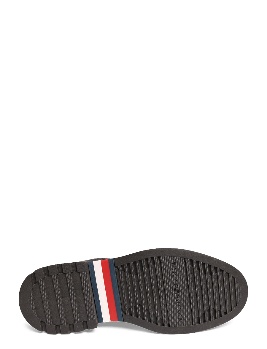 Tommy Hilfiger - CORPORATE CASUAL SDE DECK SHOE - moc toe skor - platinum olive - 4