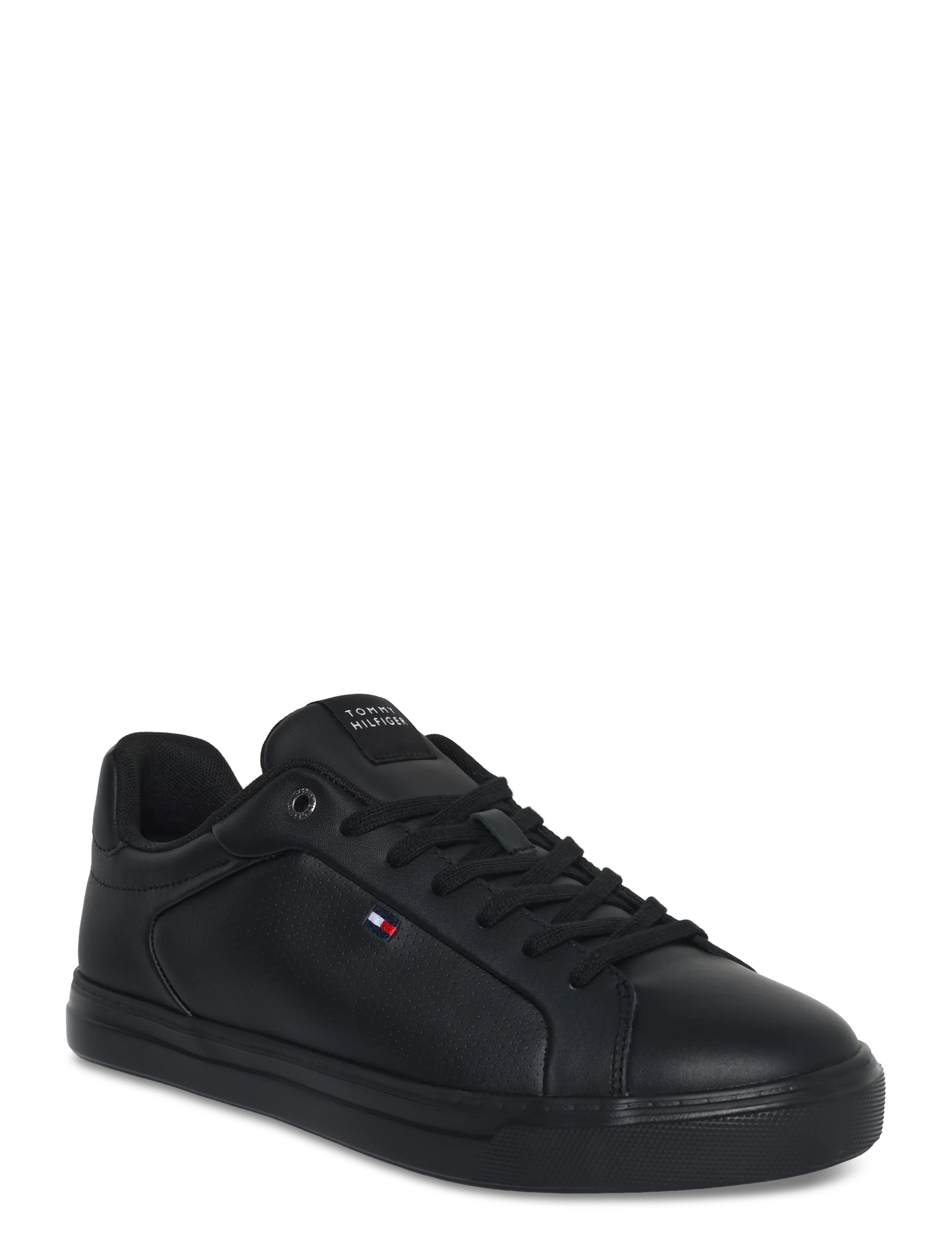 Tommy Hilfiger LIGHTWEIGHT PINPERF LTH SNEAKER - Inspiration - TRIPLE BLACK / black