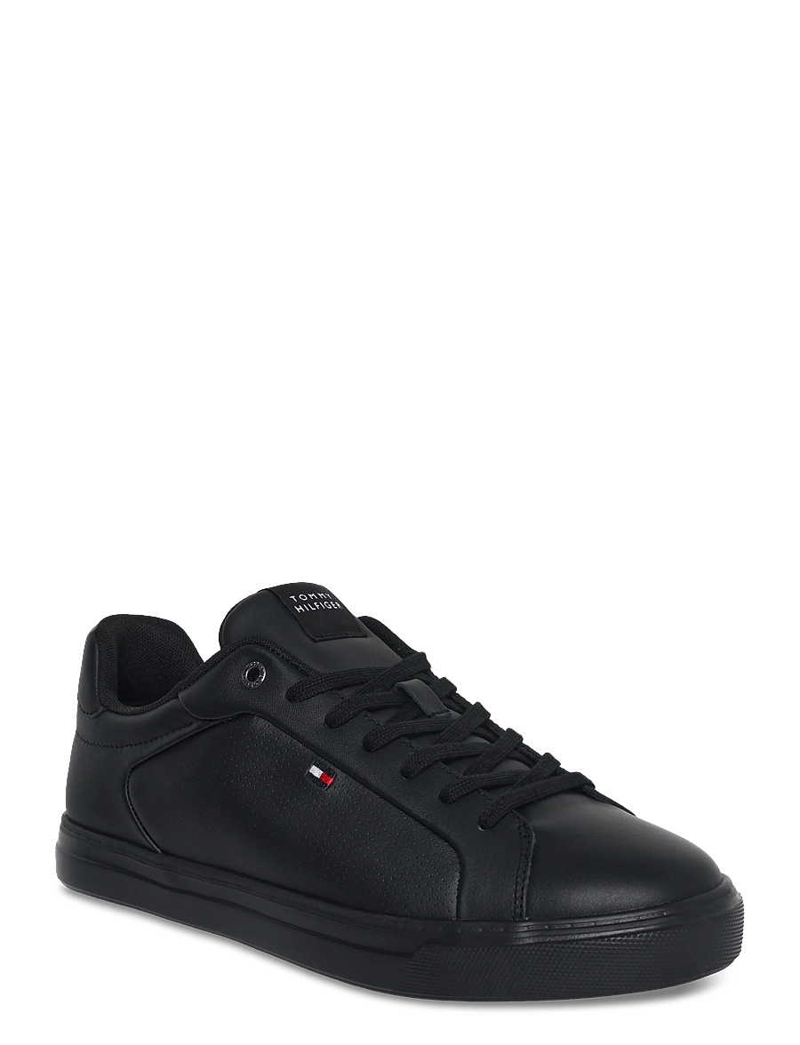 Tommy Hilfiger - LIGHTWEIGHT PINPERF LTH SNEAKER - low-top sneaker - triple black - 0