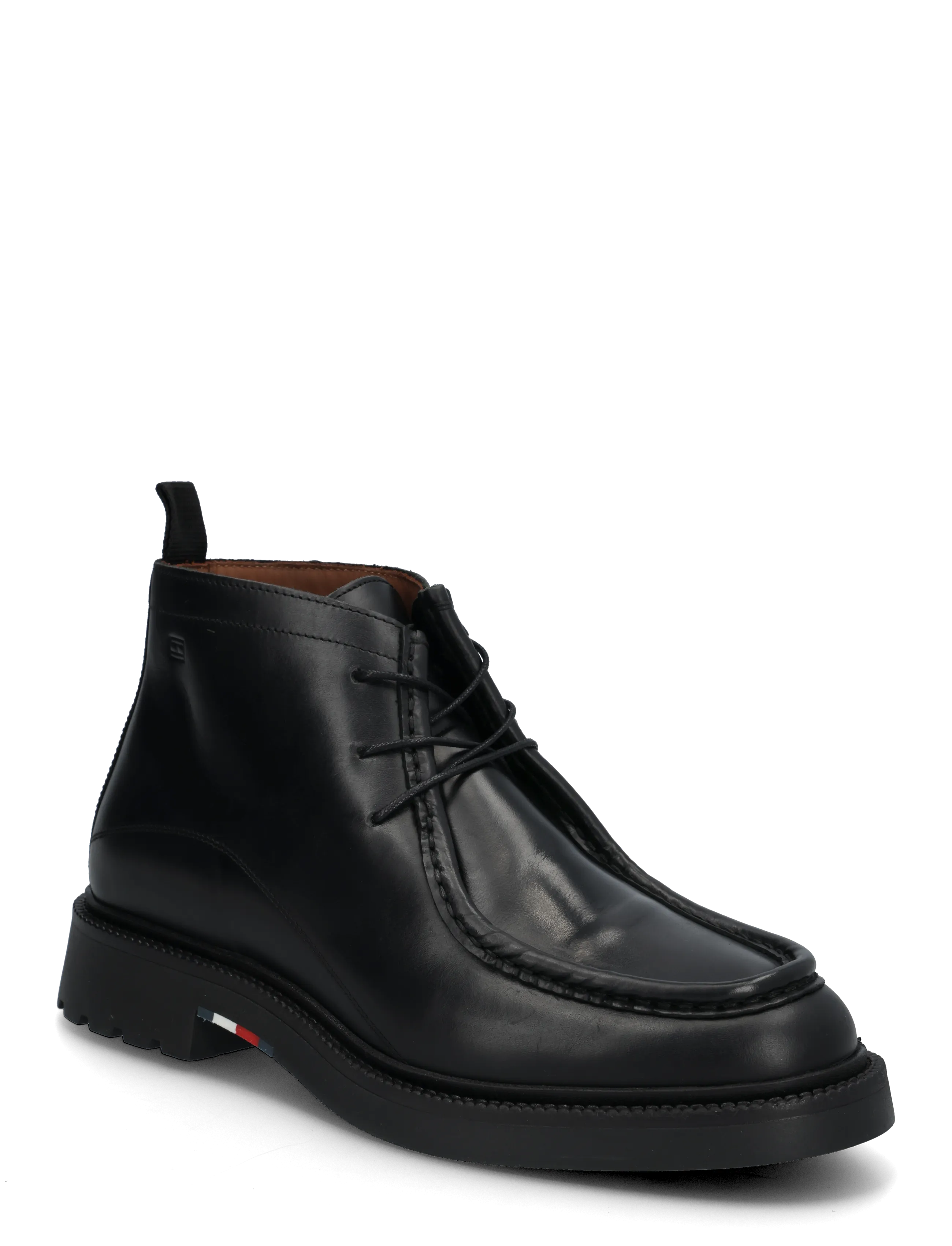 Tommy Hilfiger CORPORATE CASUAL LTH MOC CHUKKA - Shoes - BLACK / black