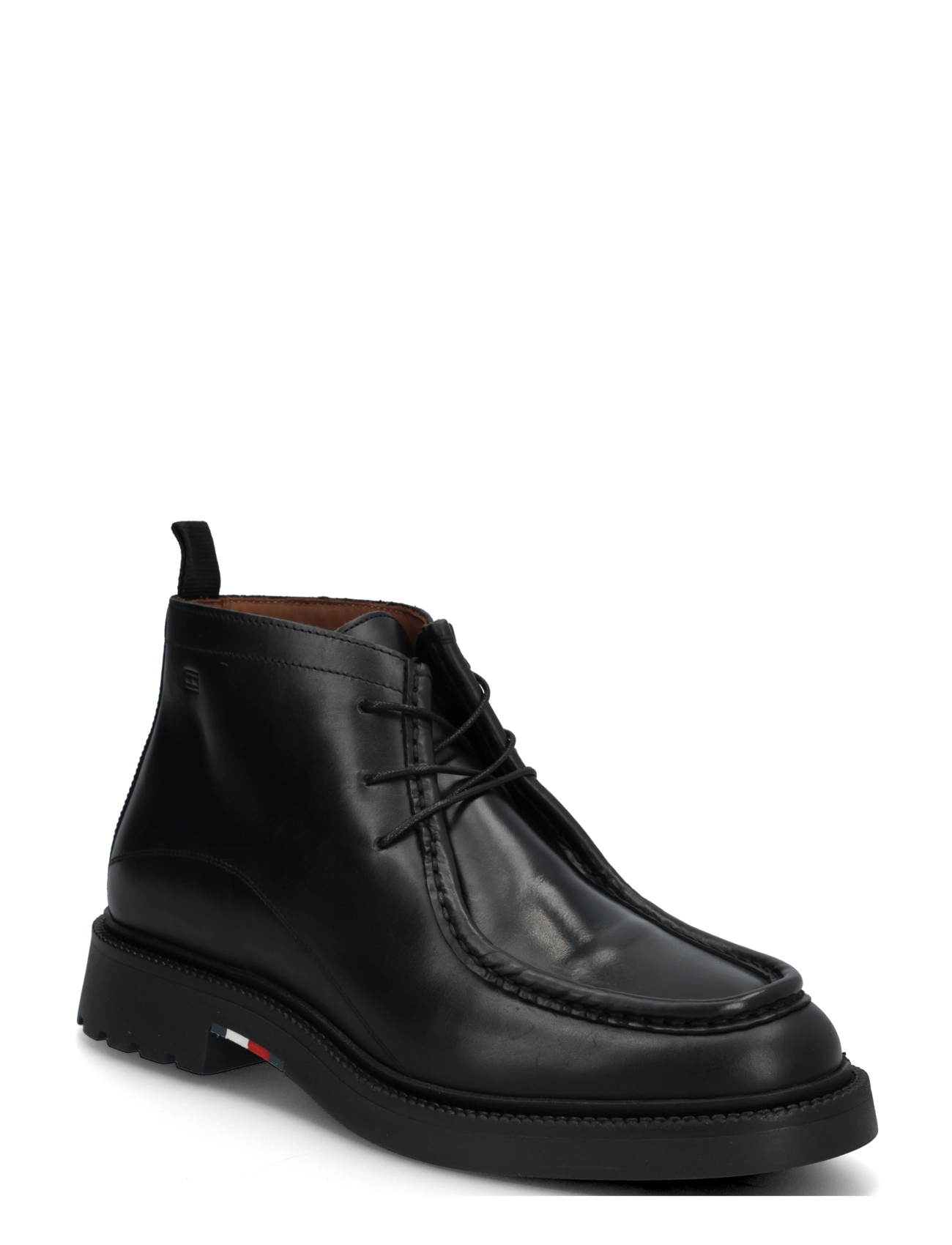 Tommy Hilfiger CORPORATE CASUAL LTH MOC CHUKKA - Jalanõud - BLACK / black