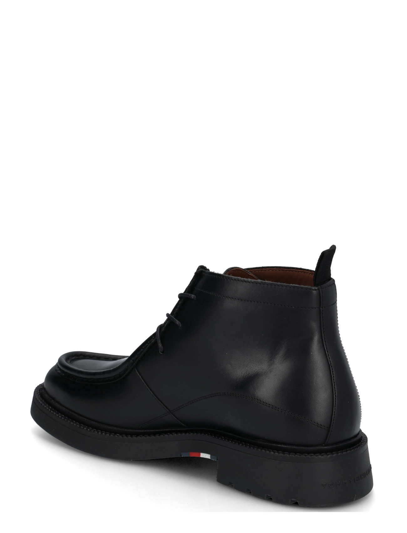 Tommy Hilfiger - CORPORATE CASUAL LTH MOC CHUKKA - moc-toe kingad - black - 1
