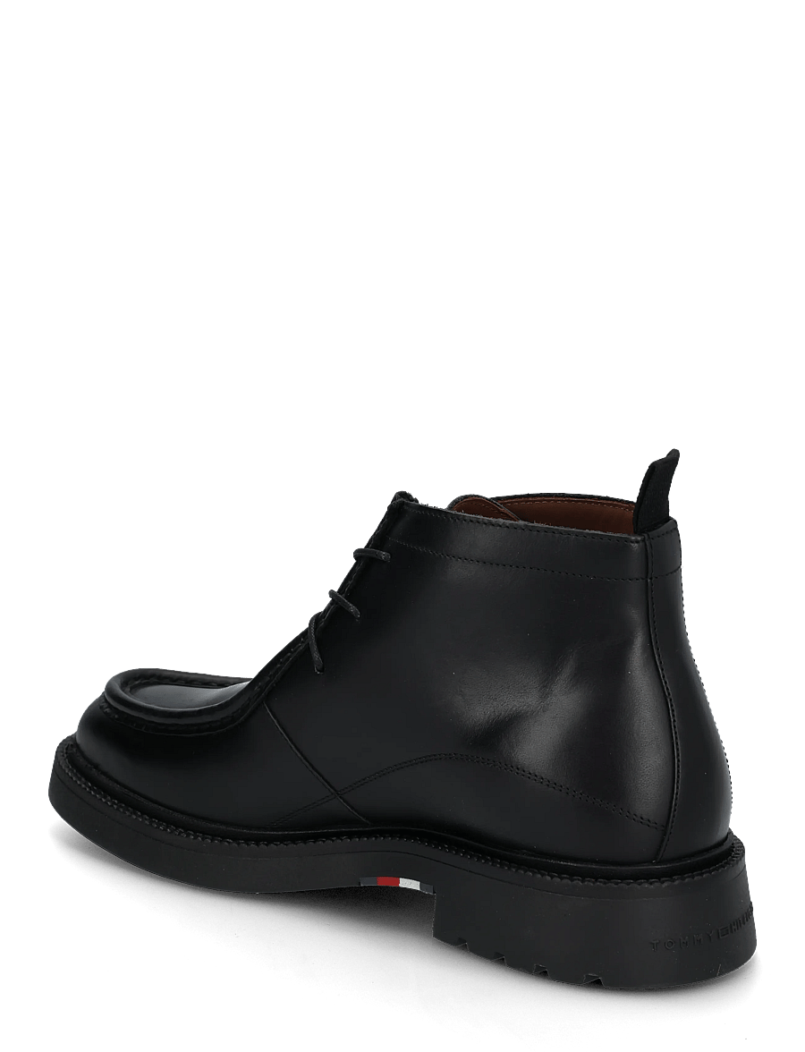 Tommy Hilfiger - CORPORATE CASUAL LTH MOC CHUKKA - shoppa efter tillfälle - black - 1