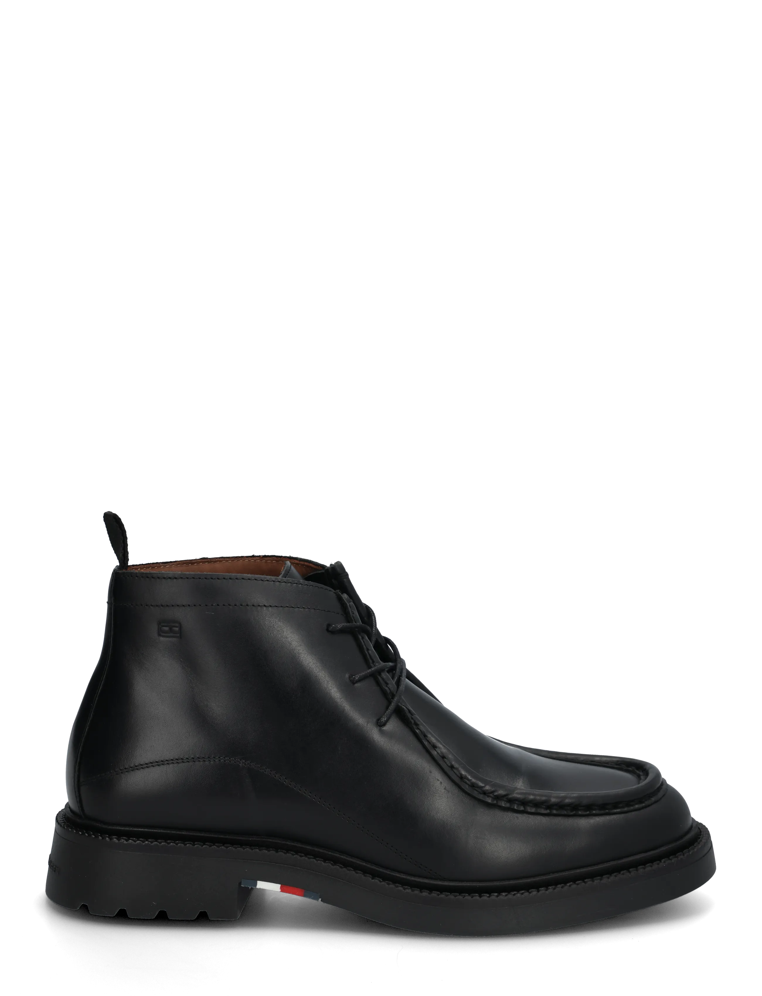 Tommy Hilfiger - CORPORATE CASUAL LTH MOC CHUKKA - shoppa efter tillfälle - black - 2