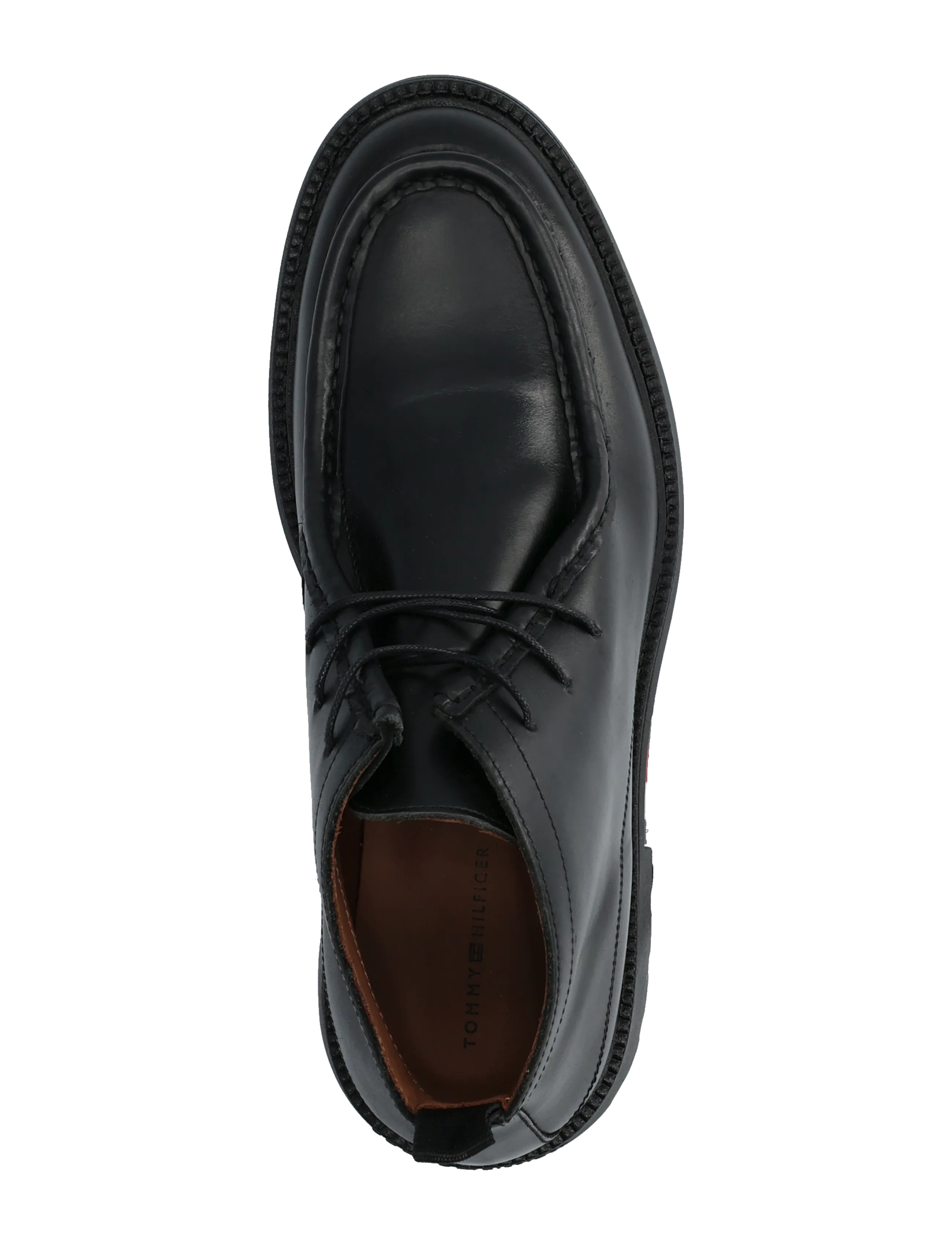 Tommy Hilfiger - CORPORATE CASUAL LTH MOC CHUKKA - shoppa efter tillfälle - black - 3