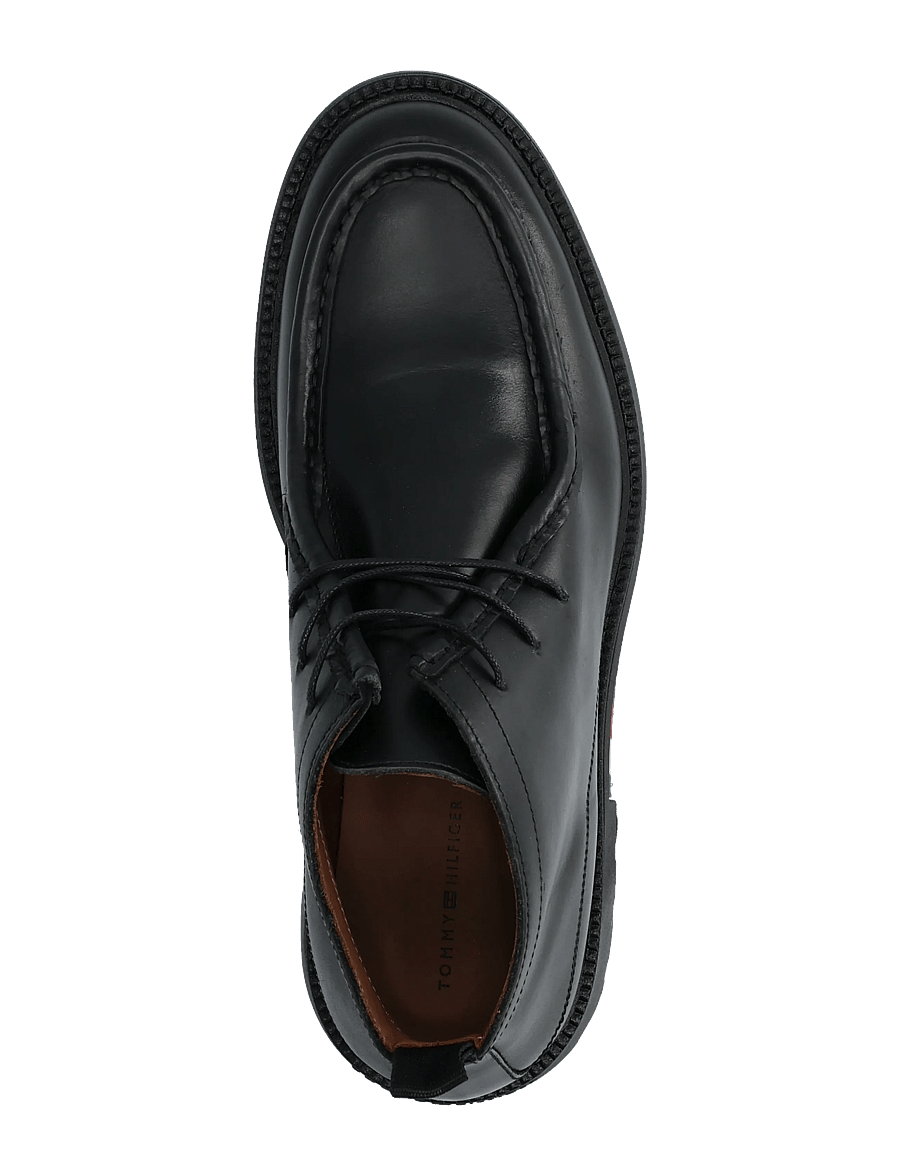 Tommy Hilfiger - CORPORATE CASUAL LTH MOC CHUKKA - shoppa efter tillfälle - black - 3