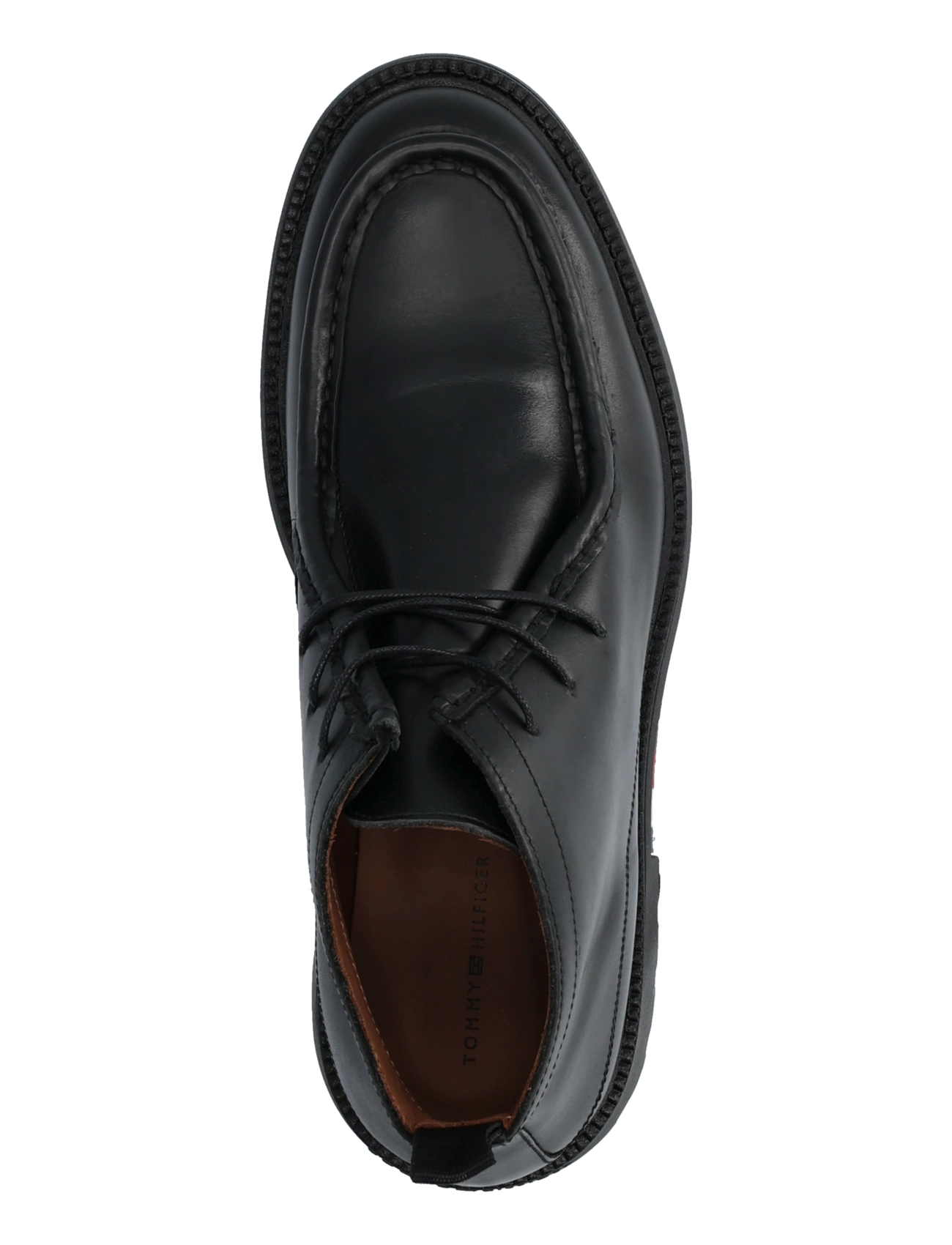 Tommy Hilfiger - CORPORATE CASUAL LTH MOC CHUKKA - moc-toe kingad - black - 3