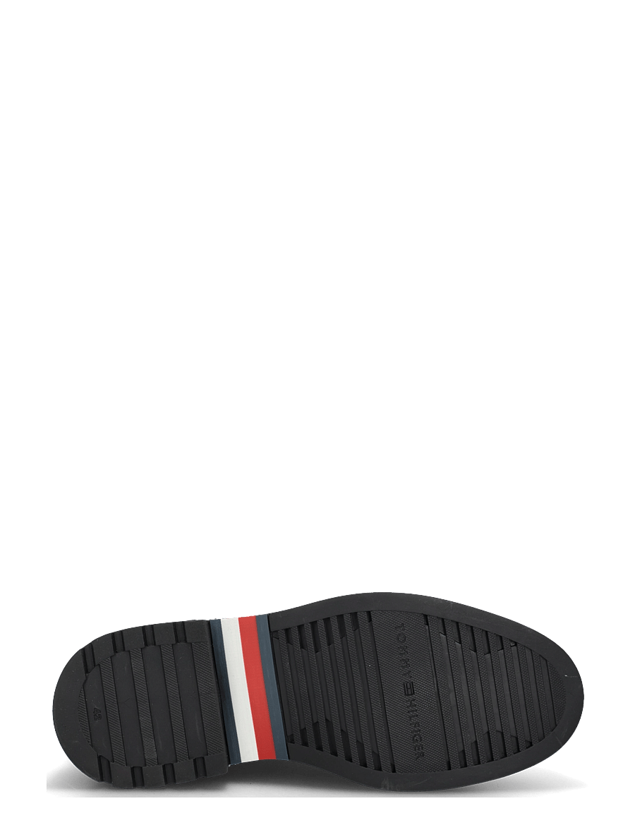 Tommy Hilfiger - CORPORATE CASUAL LTH MOC CHUKKA - moc-toe kingad - black - 4