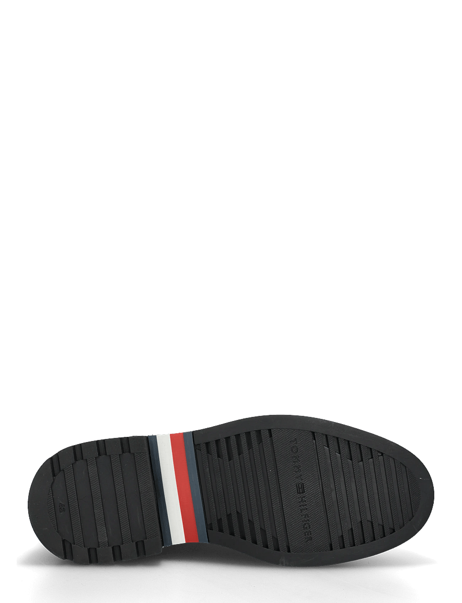 Tommy Hilfiger - CORPORATE CASUAL LTH MOC CHUKKA - shoppa efter tillfälle - black - 4