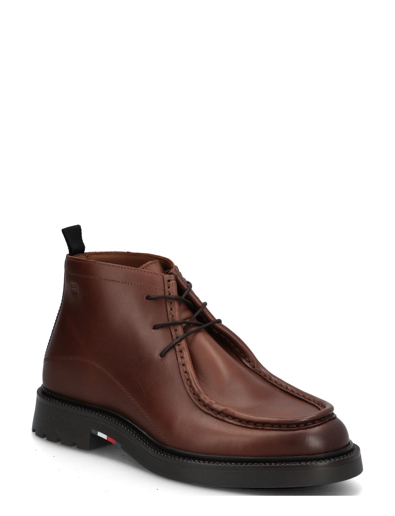 Tommy Hilfiger CORPORATE CASUAL LTH MOC CHUKKA - Schuhe - WINTER COGNAC / brown
