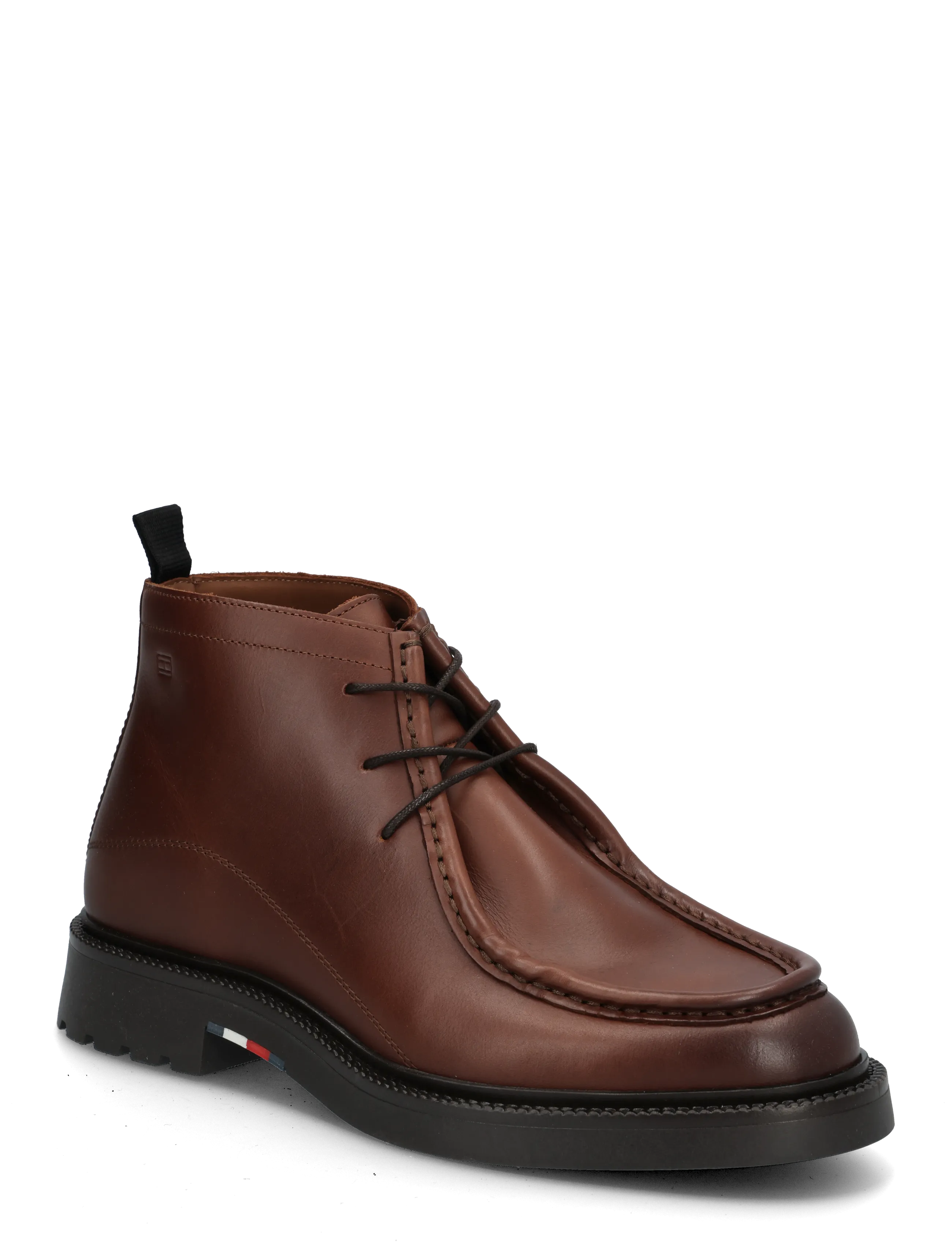 Tommy Hilfiger CORPORATE CASUAL LTH MOC CHUKKA - Tommy Hilfiger - WINTER COGNAC / brown