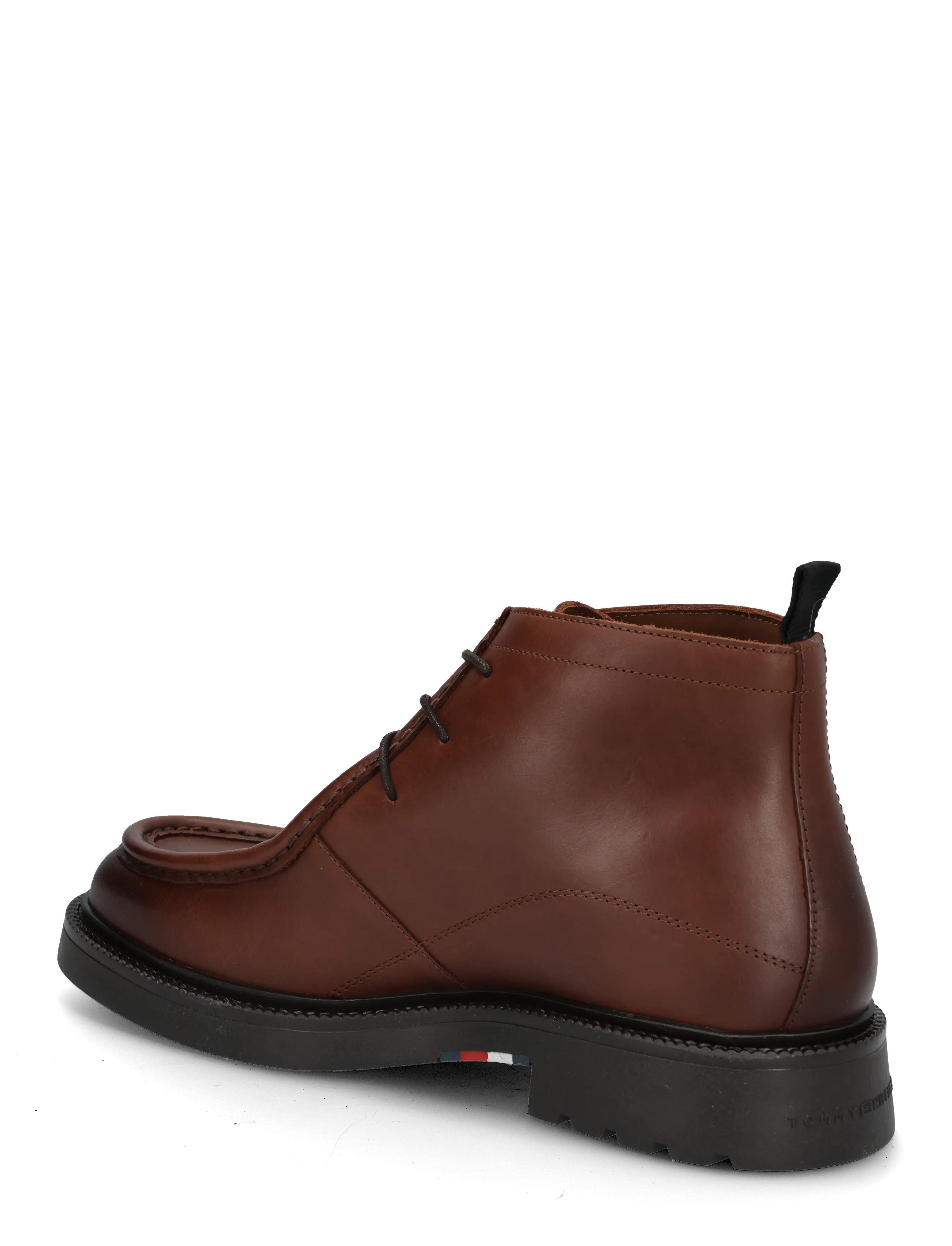 Tommy Hilfiger - CORPORATE CASUAL LTH MOC CHUKKA - nach anlass kaufen - winter cognac - 1