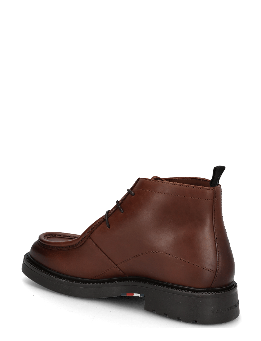 Tommy Hilfiger - CORPORATE CASUAL LTH MOC CHUKKA - moc toe skor - winter cognac - 1
