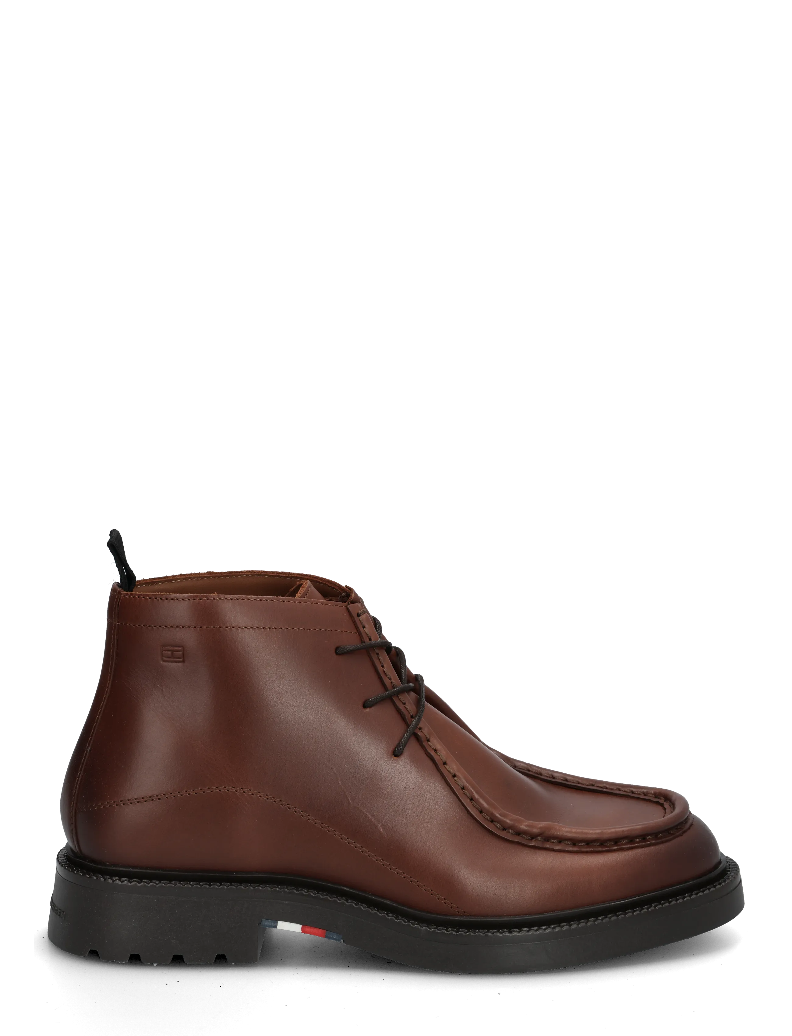 Tommy Hilfiger - CORPORATE CASUAL LTH MOC CHUKKA - nach anlass kaufen - winter cognac - 2