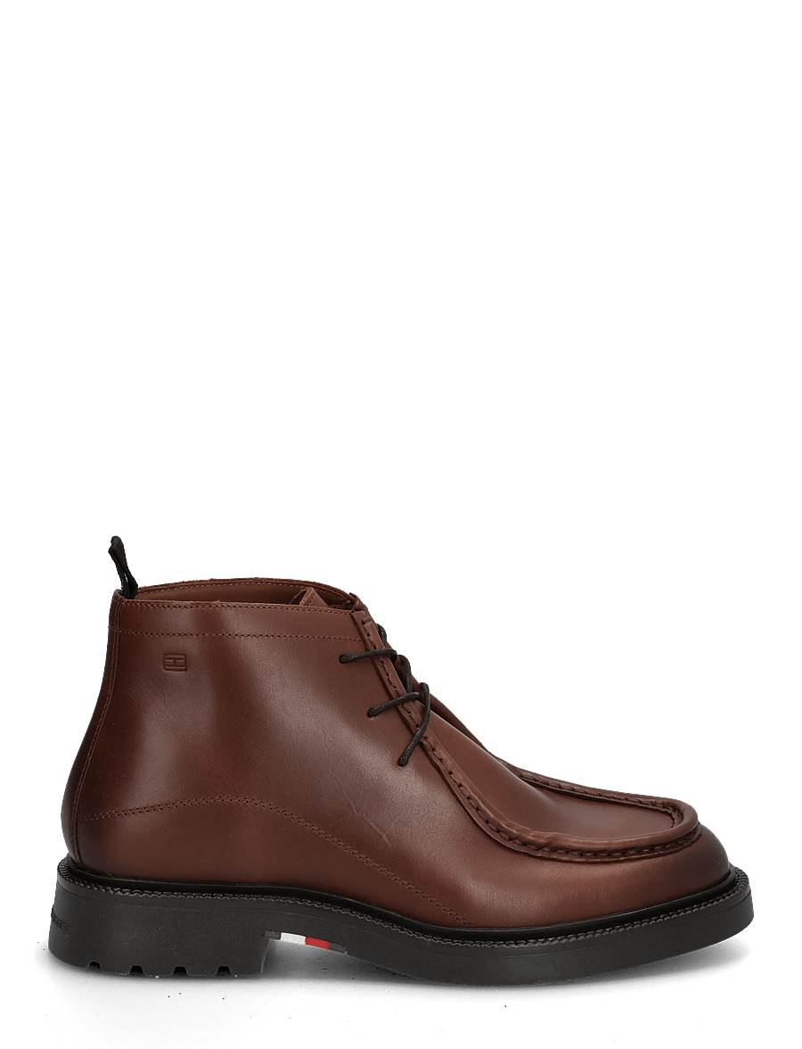 Tommy Hilfiger - CORPORATE CASUAL LTH MOC CHUKKA - nach anlass kaufen - winter cognac - 2