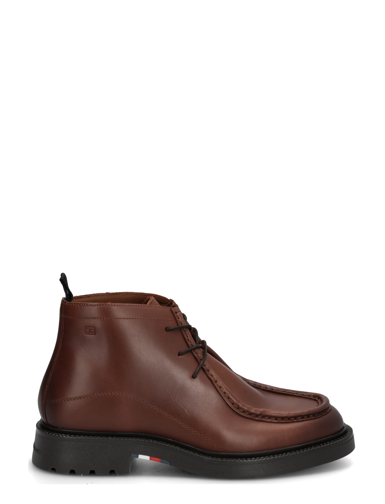 Tommy Hilfiger - CORPORATE CASUAL LTH MOC CHUKKA - winter cognac - 2