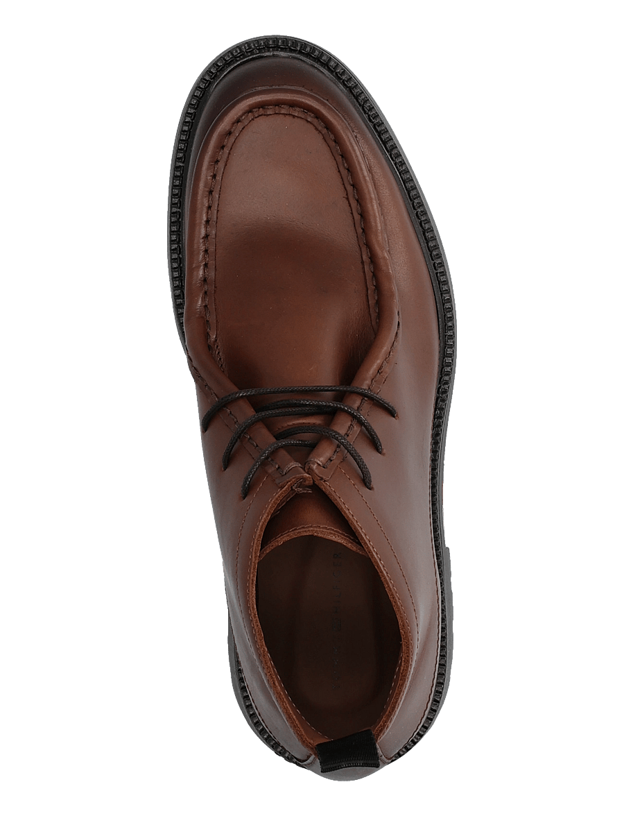 Tommy Hilfiger - CORPORATE CASUAL LTH MOC CHUKKA - moc toe skor - winter cognac - 3