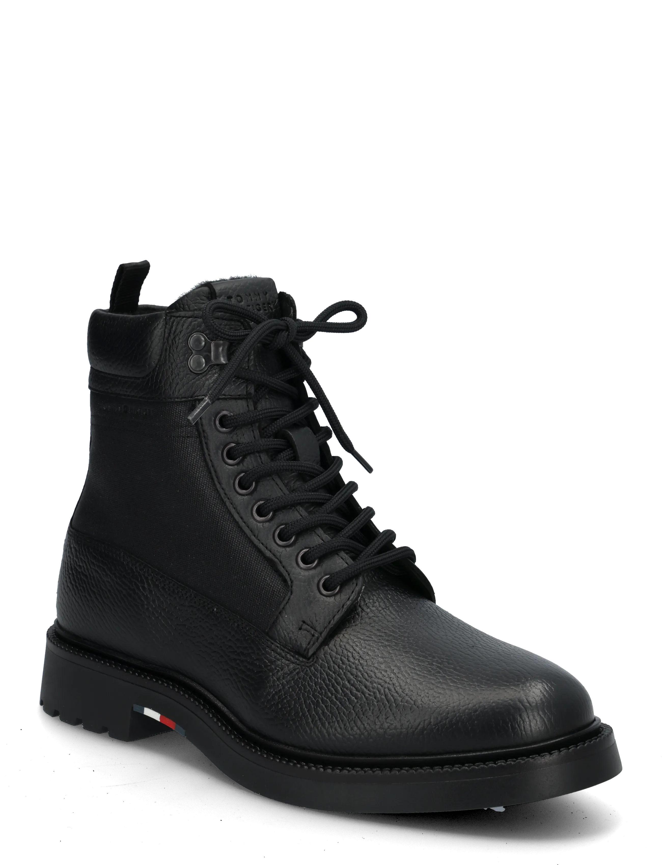 Tommy Hilfiger CORPORATE CASUAL MIX W WPM BOOT - Tommy Hilfiger - BLACK / black