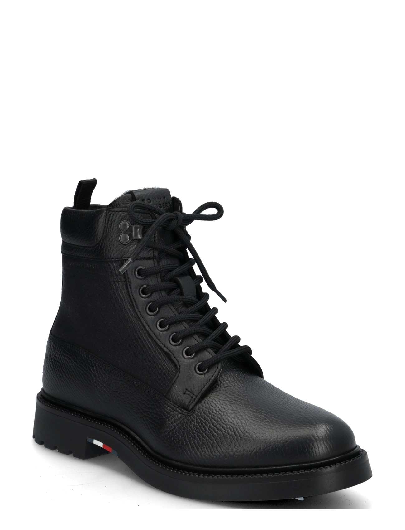 Tommy Hilfiger CORPORATE CASUAL MIX W WPM BOOT - Schuhe - BLACK / black