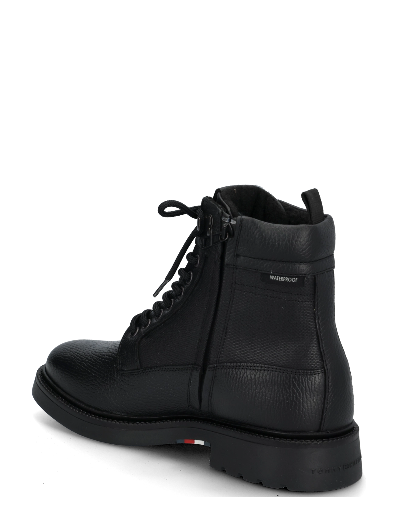 Tommy Hilfiger - CORPORATE CASUAL MIX W WPM BOOT - schnürstiefel - black - 1