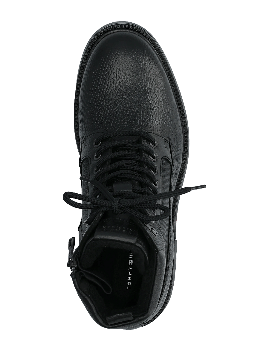 Tommy Hilfiger - CORPORATE CASUAL MIX W WPM BOOT - snørestøvler - black - 3