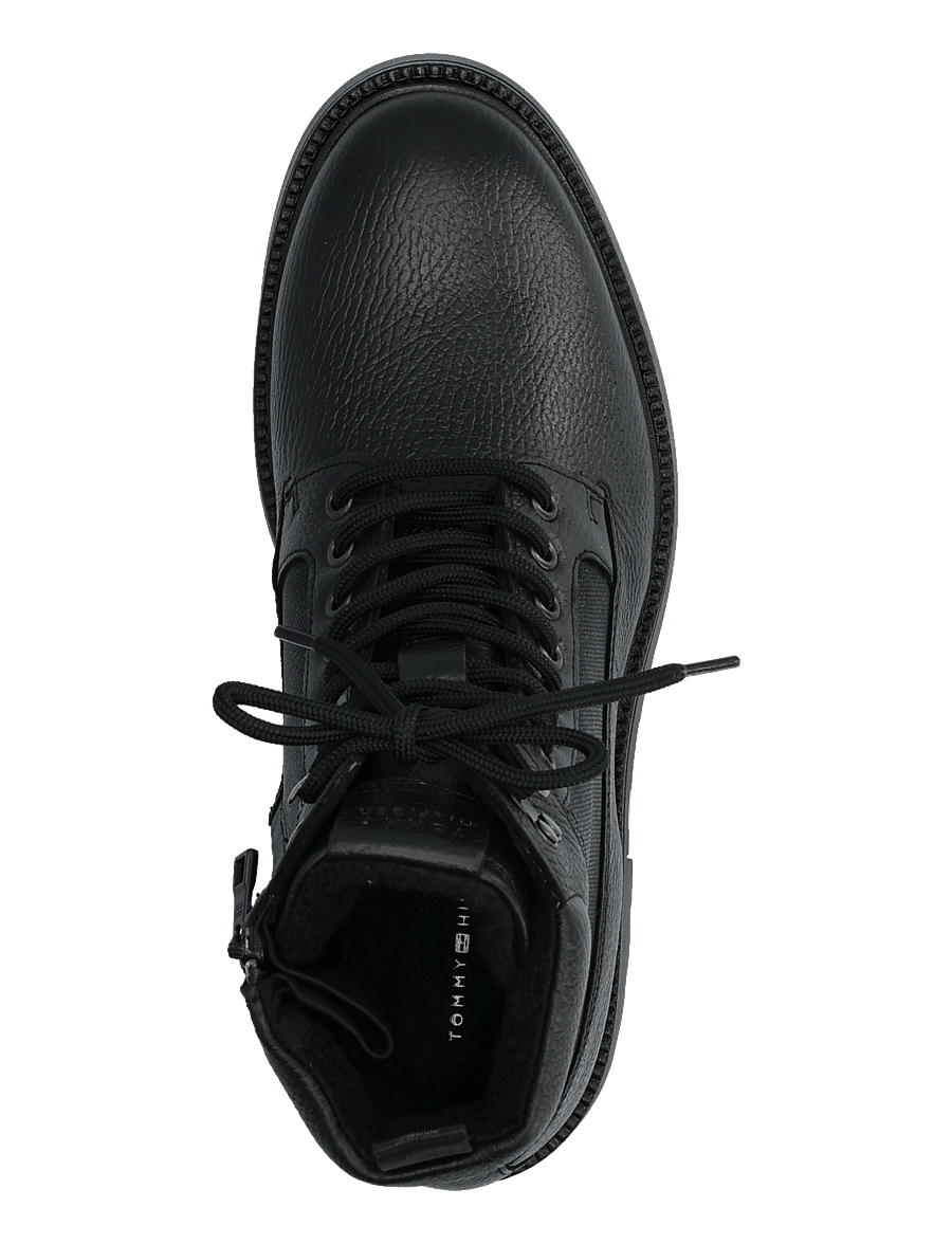 Tommy Hilfiger - CORPORATE CASUAL MIX W WPM BOOT - schnürstiefel - black - 3