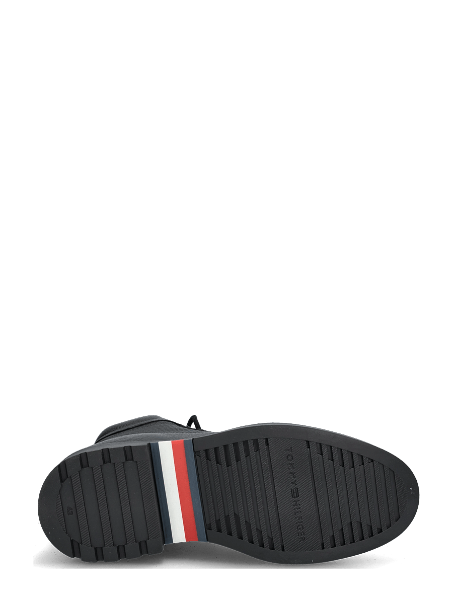 Tommy Hilfiger - CORPORATE CASUAL MIX W WPM BOOT - schnürstiefel - black - 4