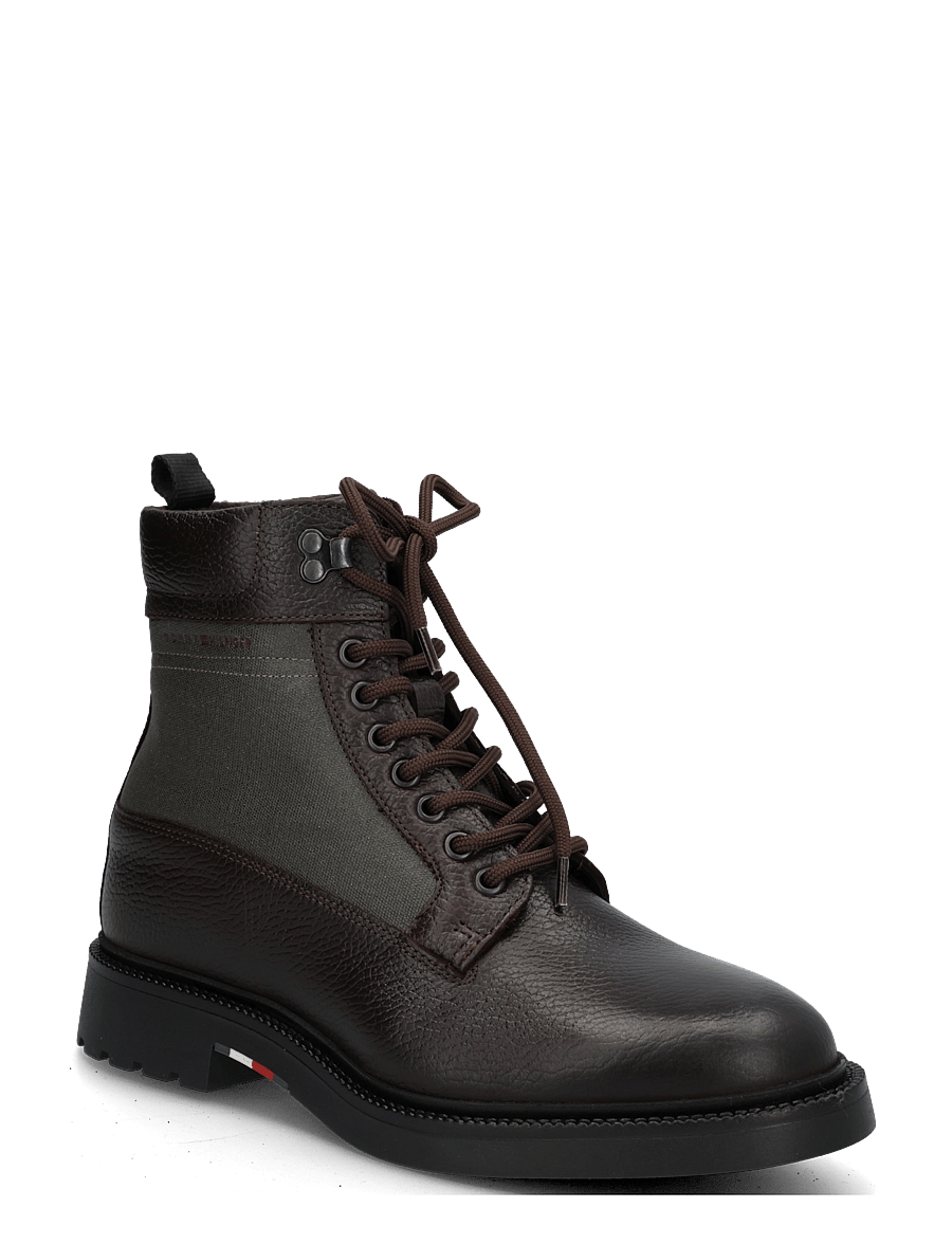 Tommy Hilfiger - CORPORATE CASUAL MIX W WPM BOOT - schnürstiefel - cocoa - 0