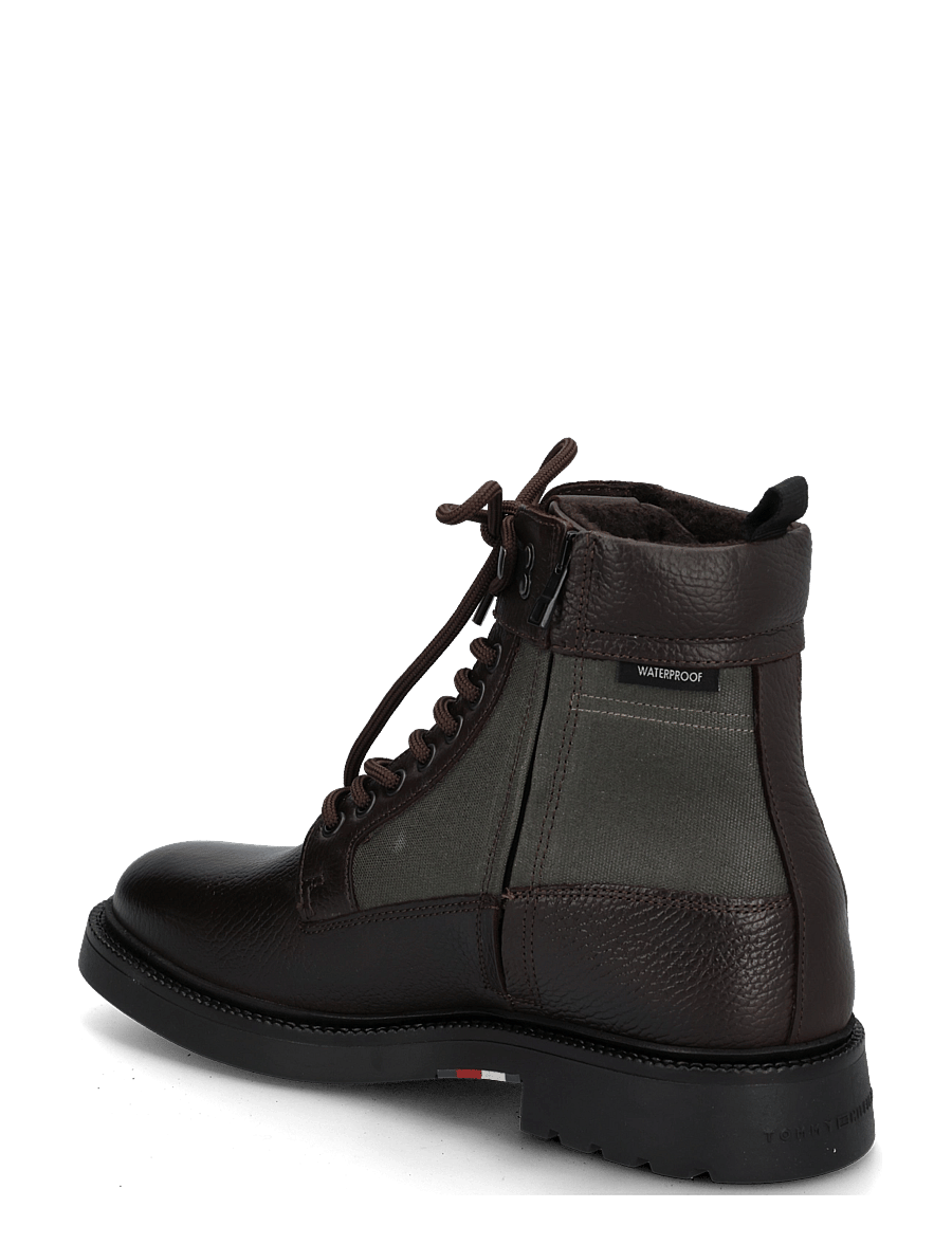 Tommy Hilfiger - CORPORATE CASUAL MIX W WPM BOOT - schnürstiefel - cocoa - 1