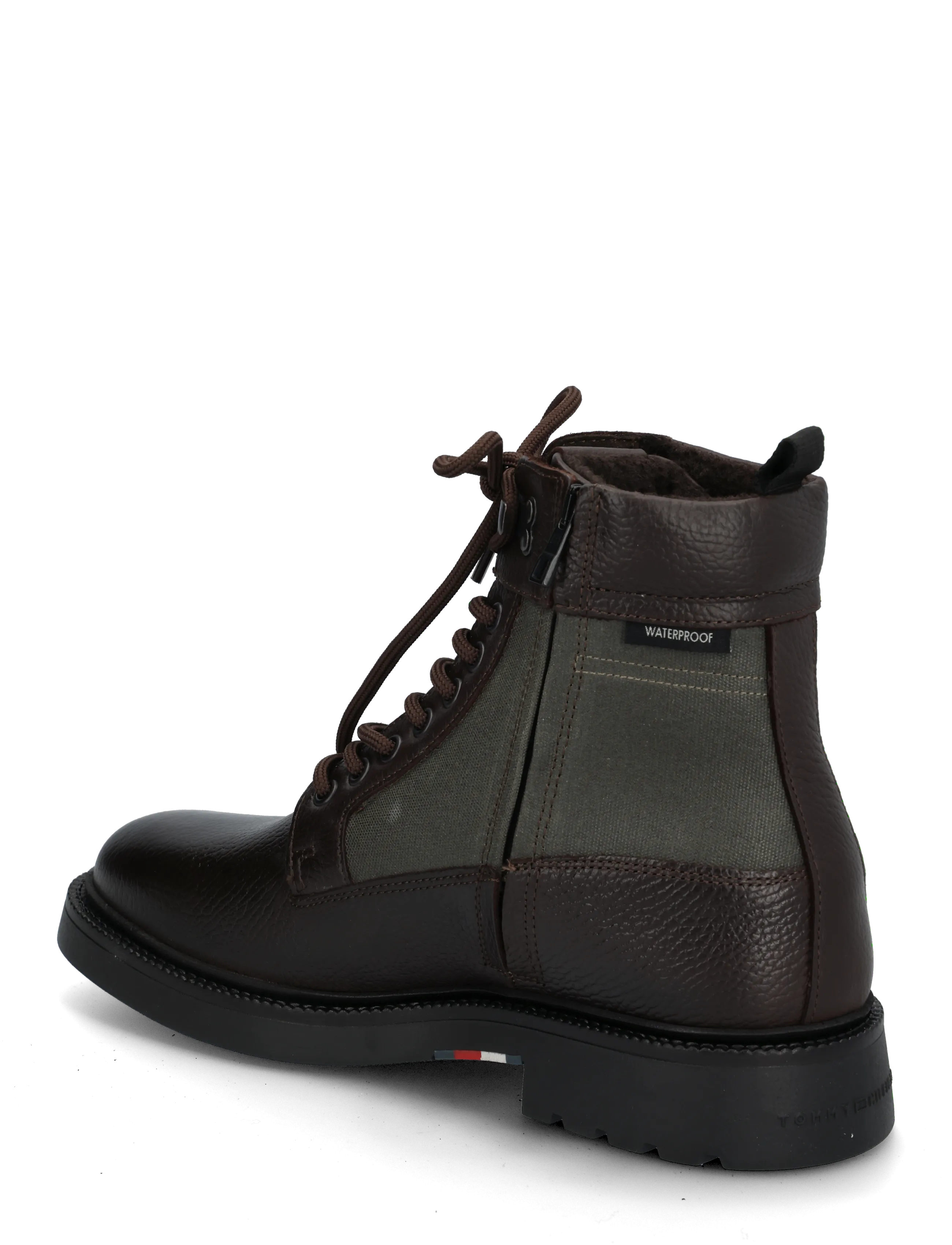 Tommy Hilfiger - CORPORATE CASUAL MIX W WPM BOOT - schnürstiefel - cocoa - 1