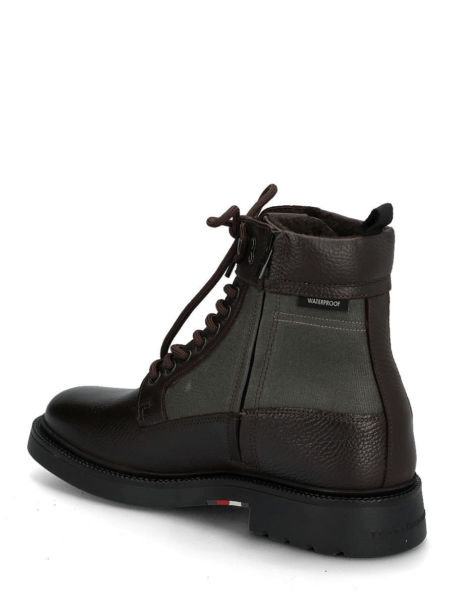 Tommy Hilfiger - CORPORATE CASUAL MIX W WPM BOOT - schnürstiefel - cocoa - 1