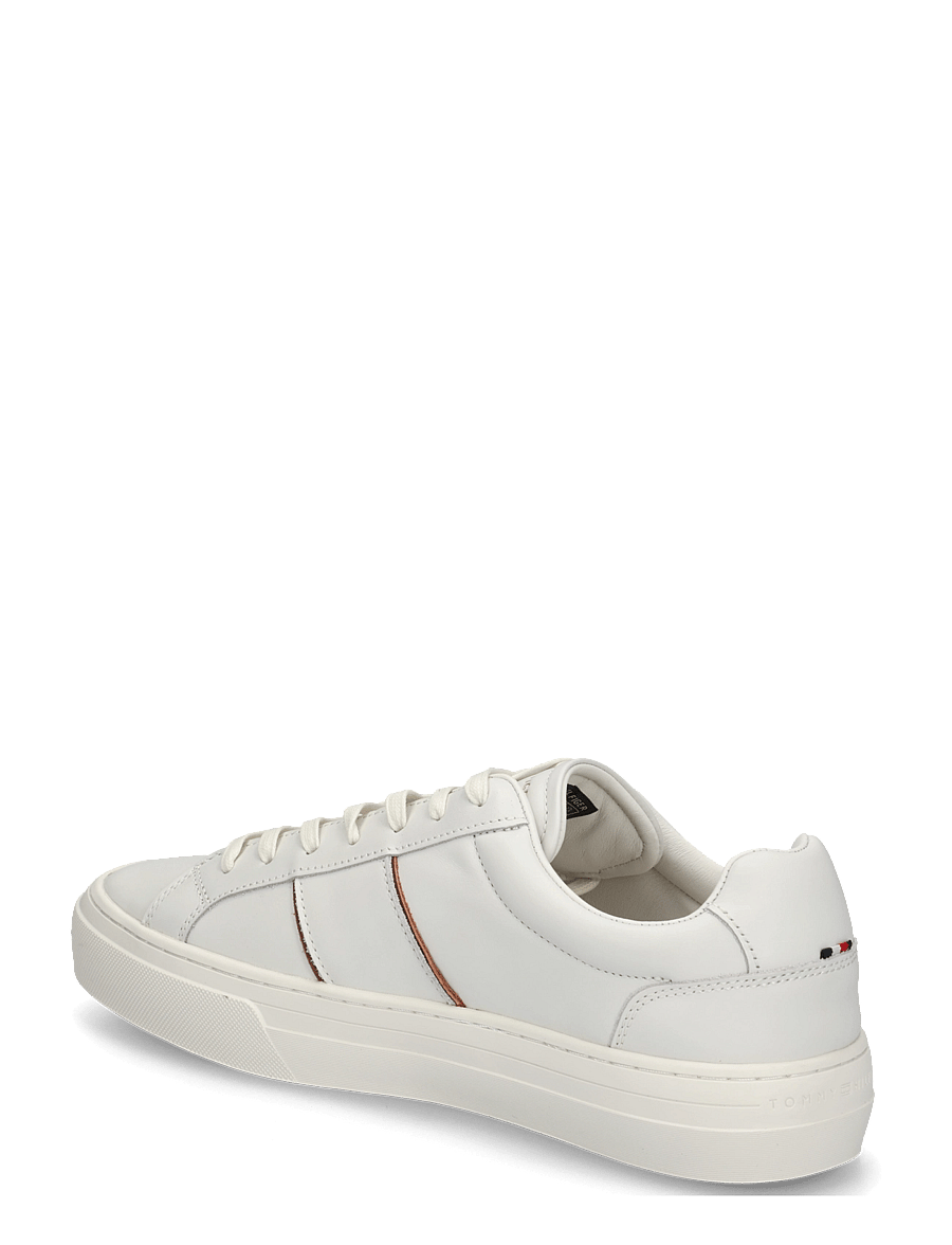 Tommy Hilfiger - DRESS CASUAL LEATHER SNEAKER - madala säärega - ecru - 1