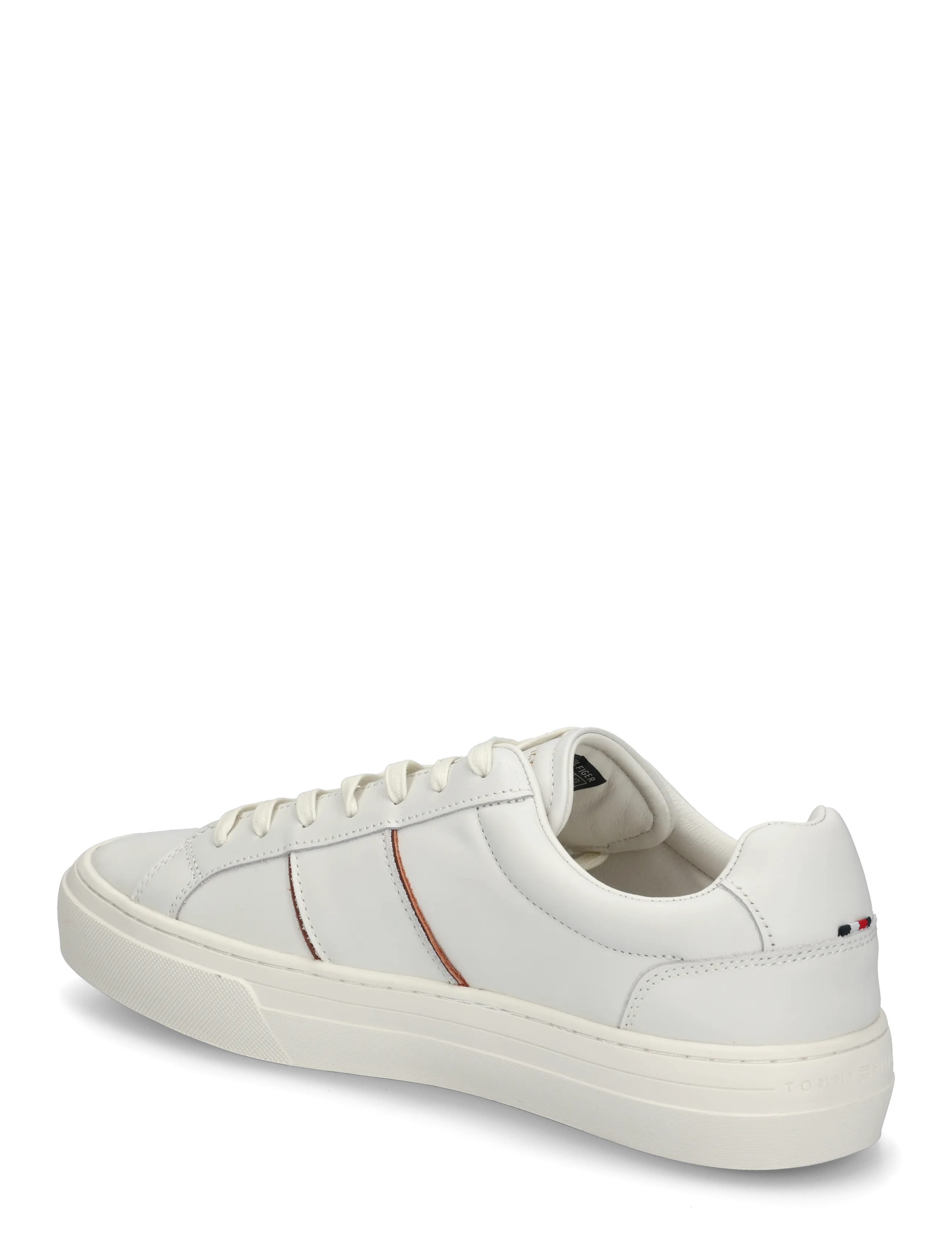 Tommy Hilfiger - DRESS CASUAL LEATHER SNEAKER - nach anlass kaufen - ecru - 1
