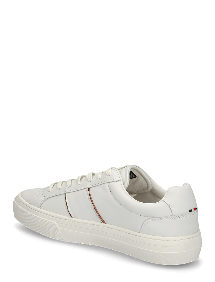 Tommy Hilfiger - DRESS CASUAL LEATHER SNEAKER - nach anlass kaufen - ecru - 1
