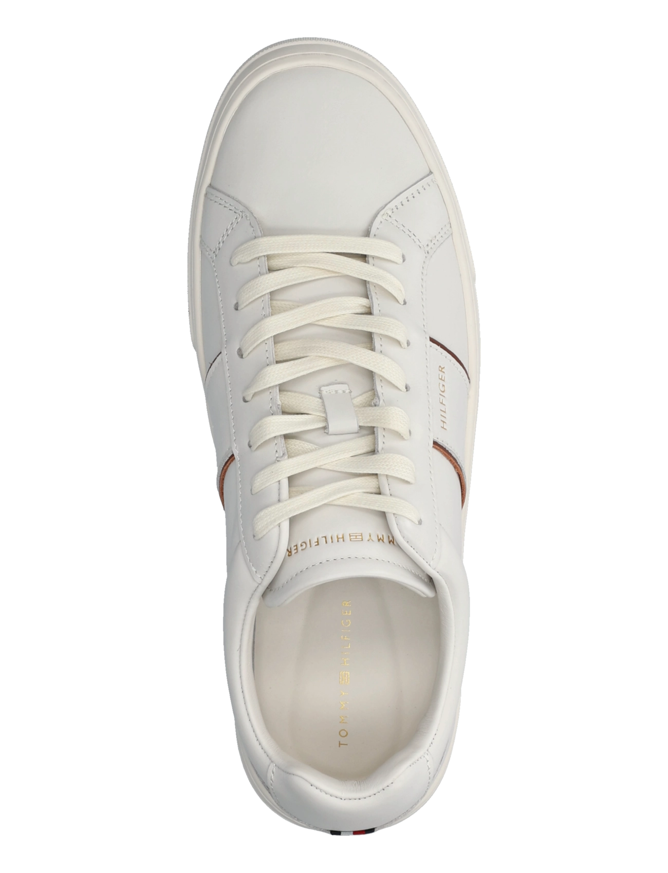Tommy Hilfiger - DRESS CASUAL LEATHER SNEAKER - madala säärega - ecru - 3