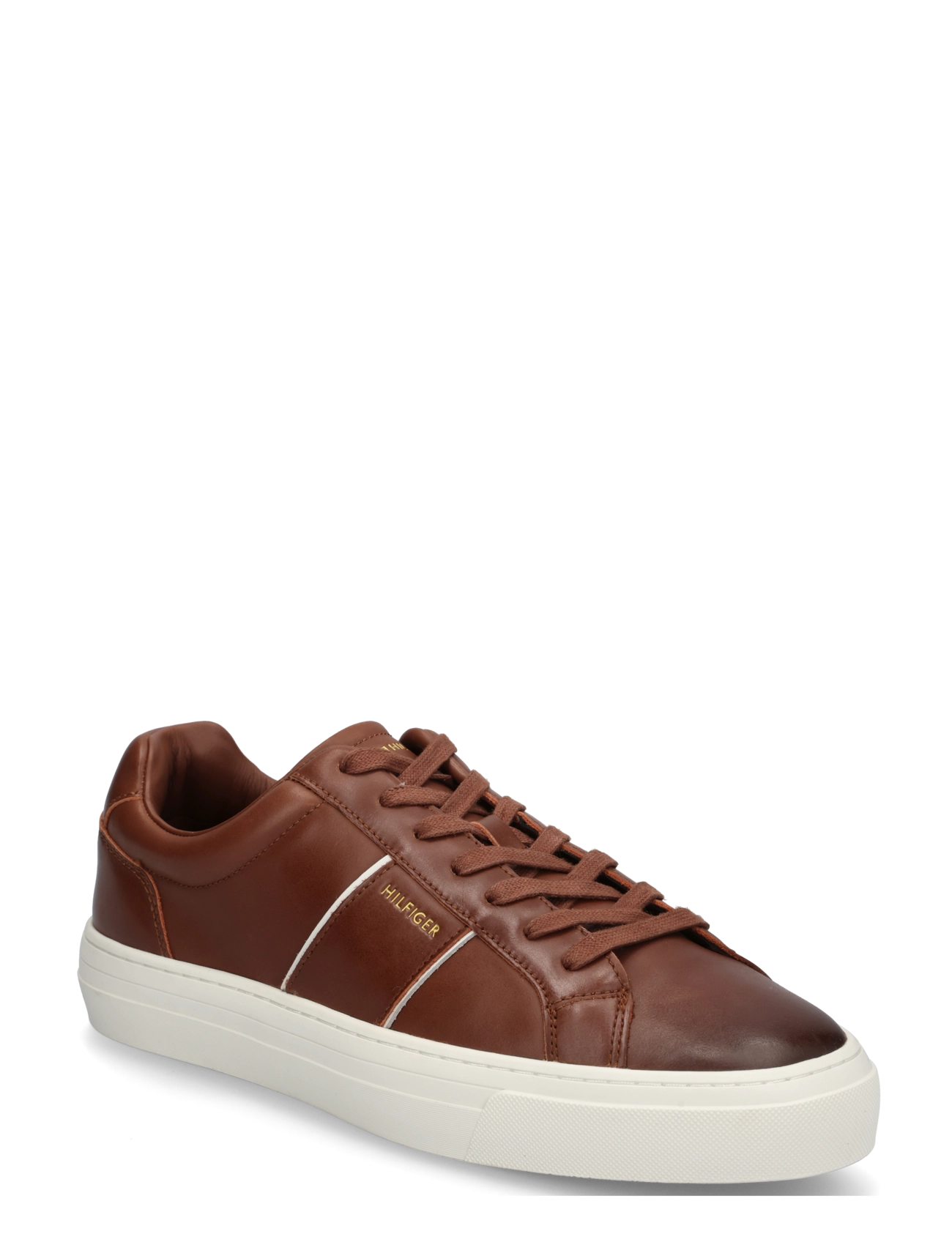 Tommy Hilfiger DRESS CASUAL LEATHER SNEAKER - Osta olukorra järgi - WINTER COGNAC / brown