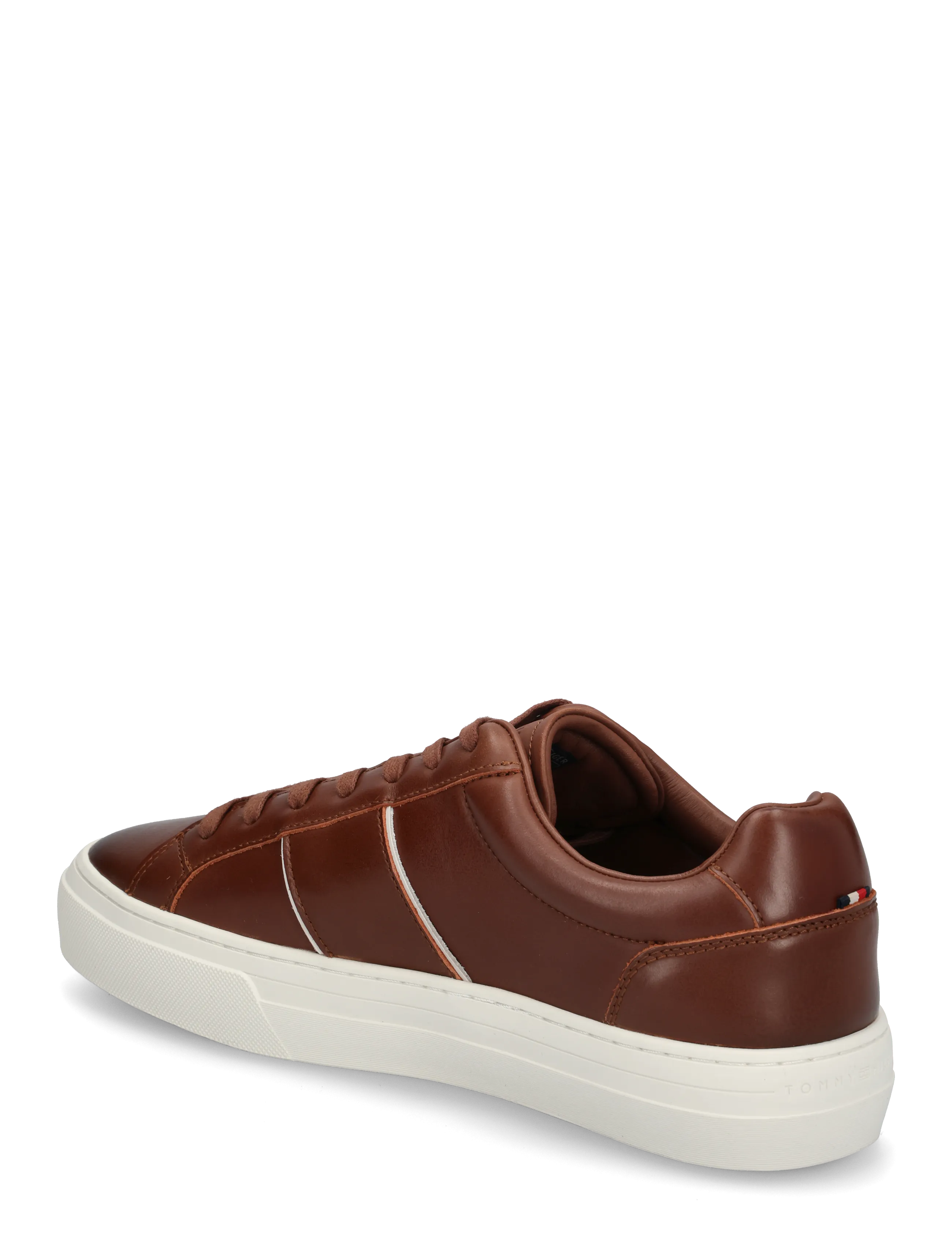 Tommy Hilfiger - DRESS CASUAL LEATHER SNEAKER - nach anlass kaufen - winter cognac - 1