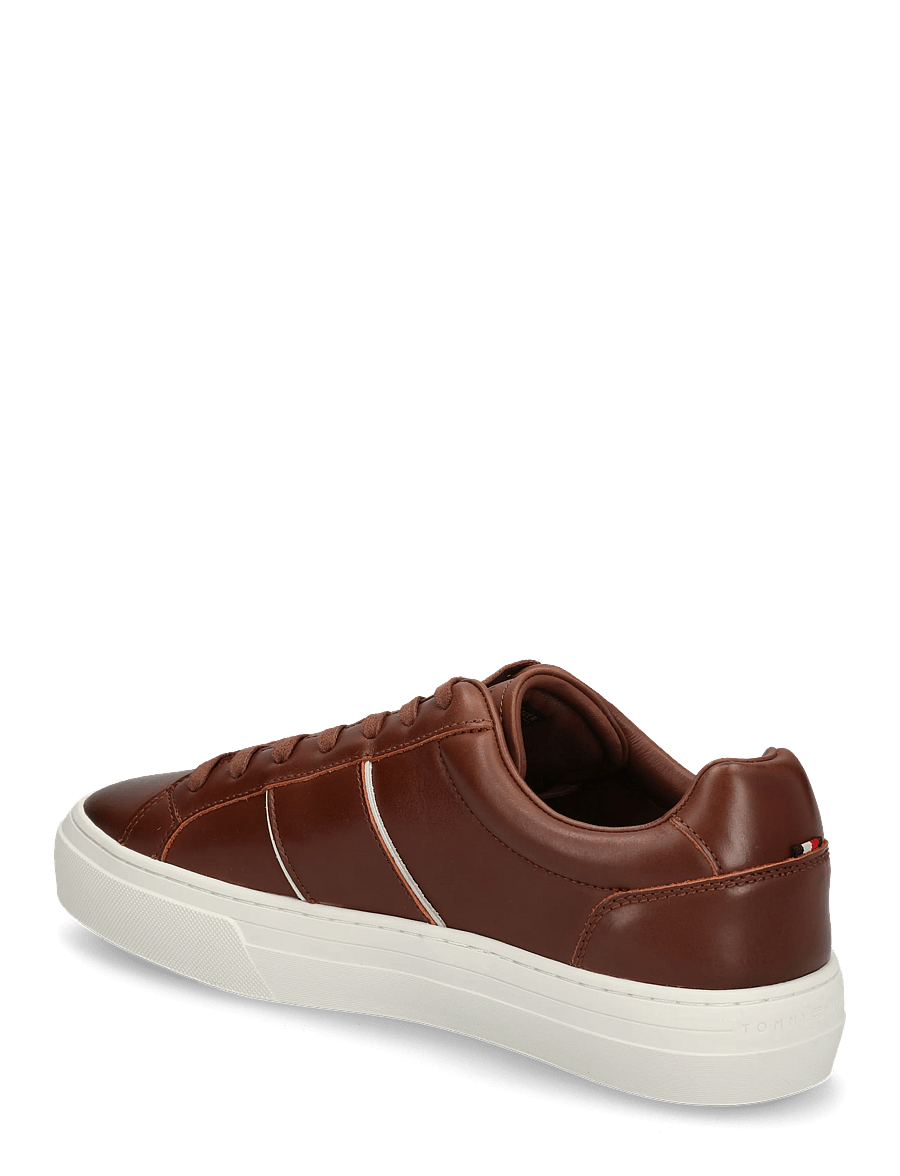 Tommy Hilfiger - DRESS CASUAL LEATHER SNEAKER - nach anlass kaufen - winter cognac - 1
