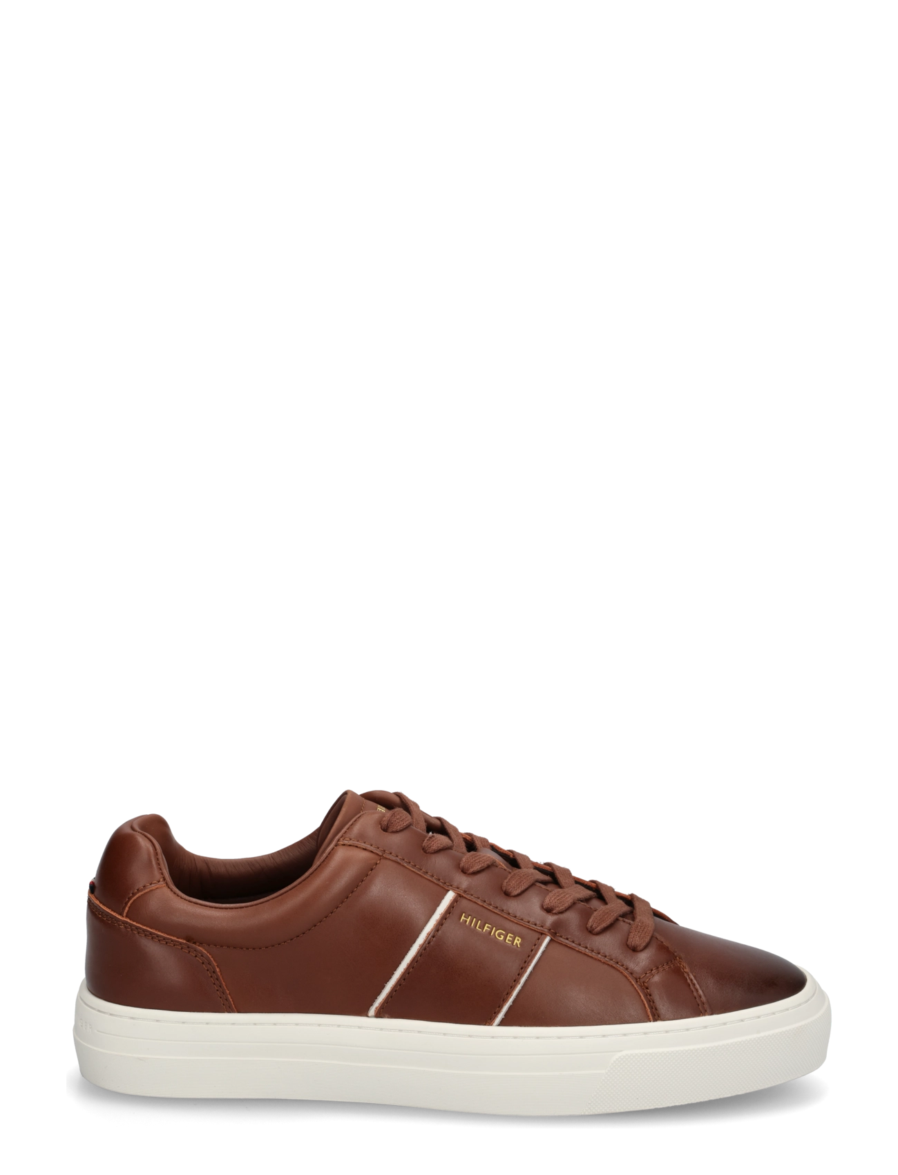 Tommy Hilfiger - DRESS CASUAL LEATHER SNEAKER - winter cognac - 2