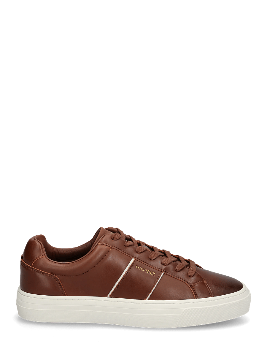 Tommy Hilfiger - DRESS CASUAL LEATHER SNEAKER - nach anlass kaufen - winter cognac - 2