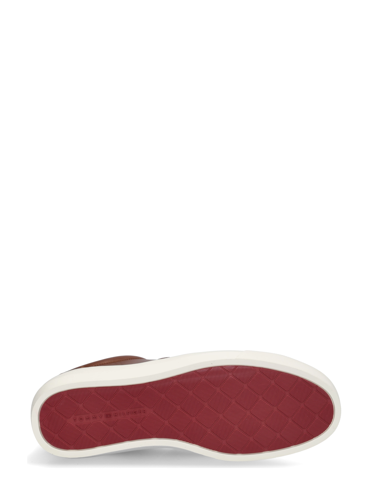 Tommy Hilfiger - DRESS CASUAL LEATHER SNEAKER - winter cognac - 4