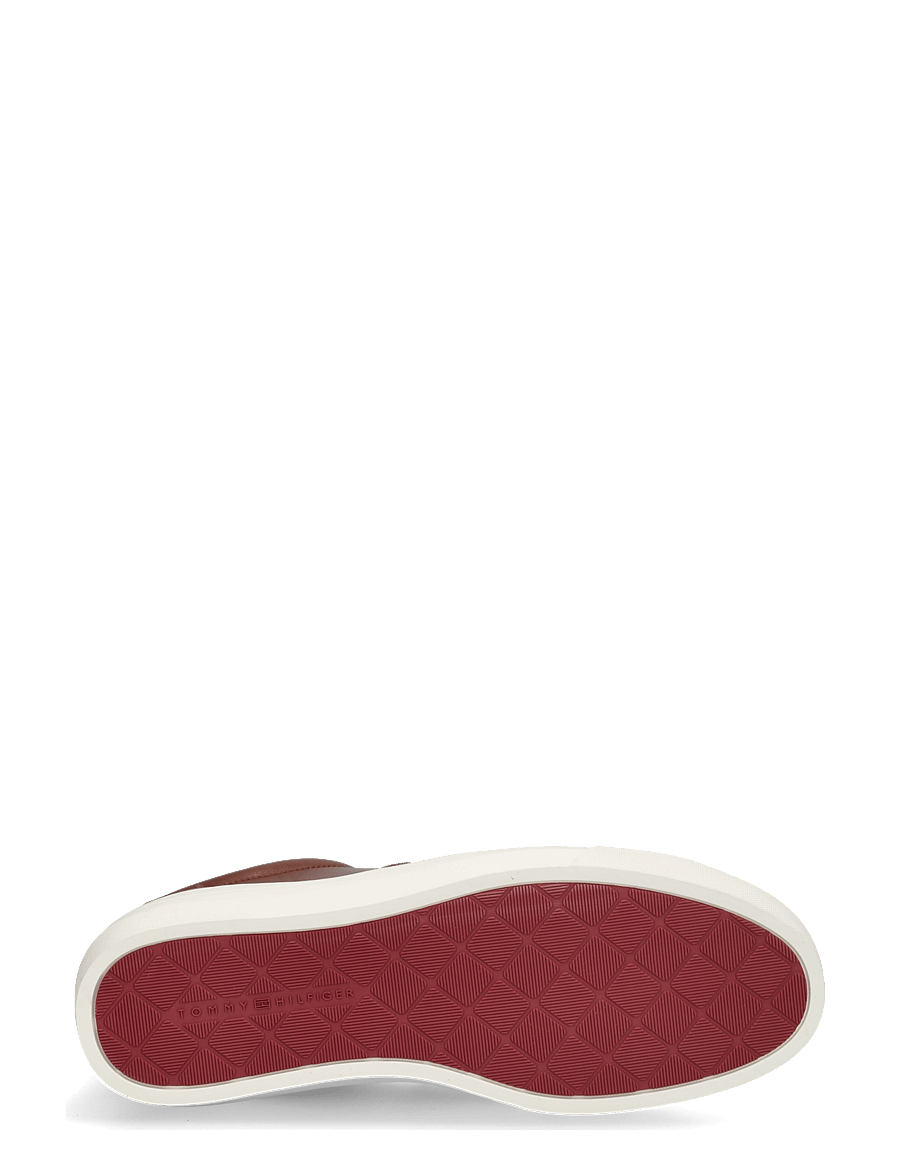 Tommy Hilfiger - DRESS CASUAL LEATHER SNEAKER - low-top sneaker - winter cognac - 4