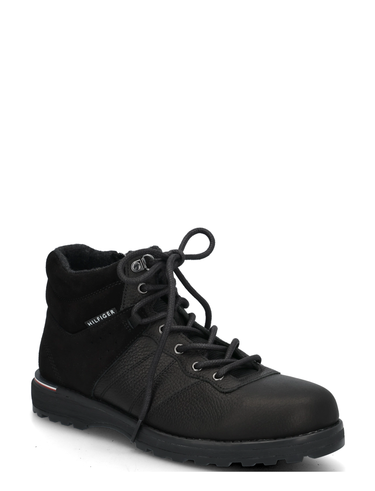 Tommy Hilfiger CORPORATE OUTDOOR WARM LTH BOOT - Schuhe - BLACK / black