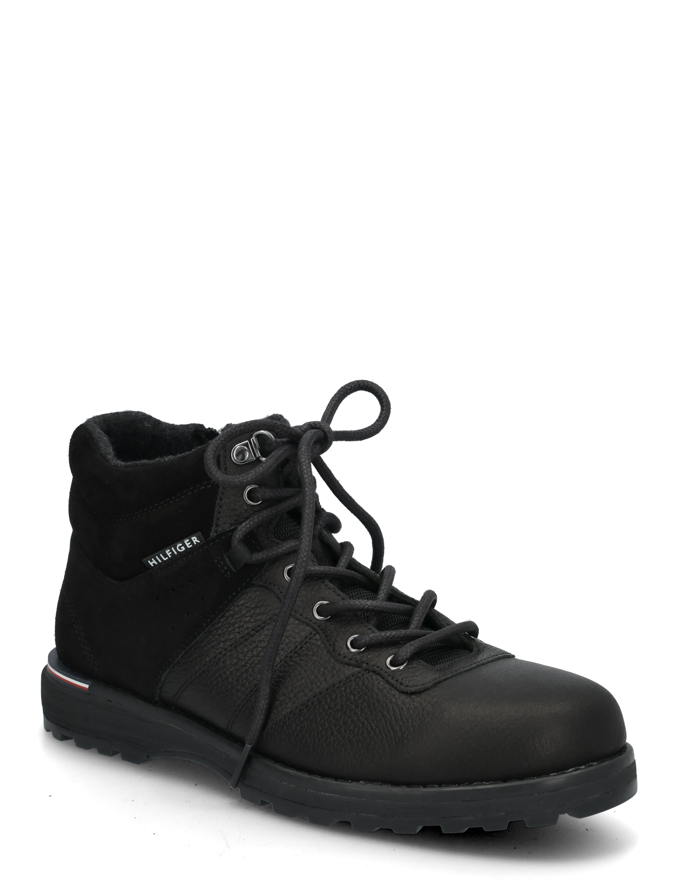 Tommy Hilfiger CORPORATE OUTDOOR WARM LTH BOOT - Tommy Hilfiger - BLACK / black