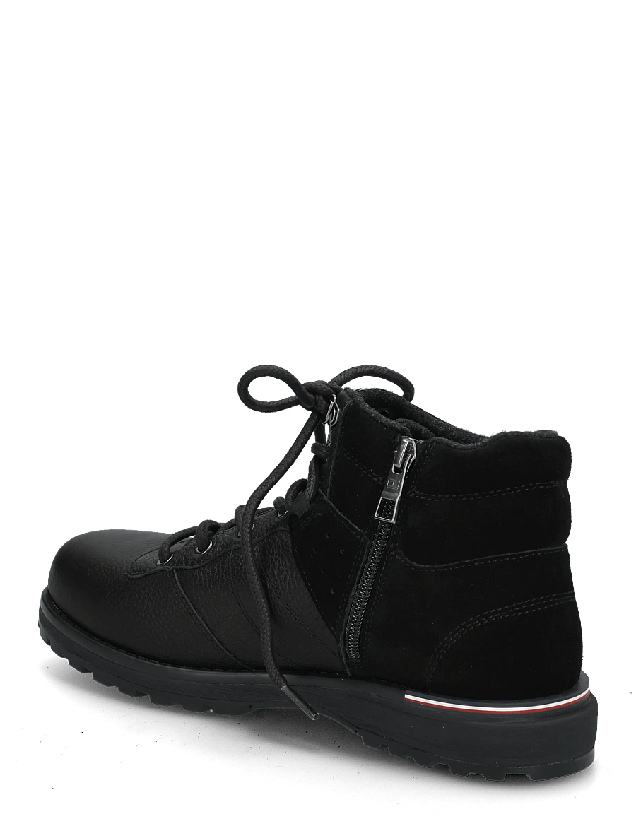 Tommy Hilfiger - CORPORATE OUTDOOR WARM LTH BOOT - schnürstiefel - black - 1
