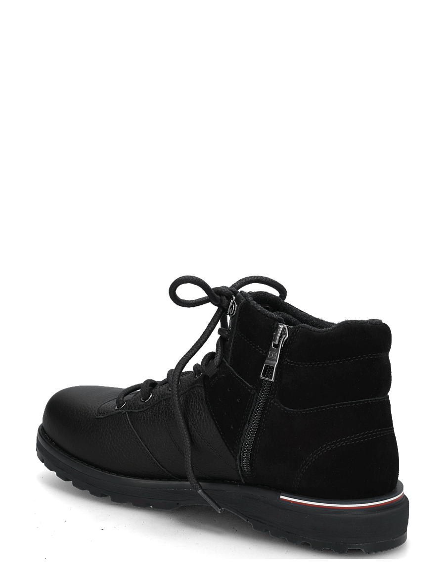 Tommy Hilfiger - CORPORATE OUTDOOR WARM LTH BOOT - schnürstiefel - black - 1