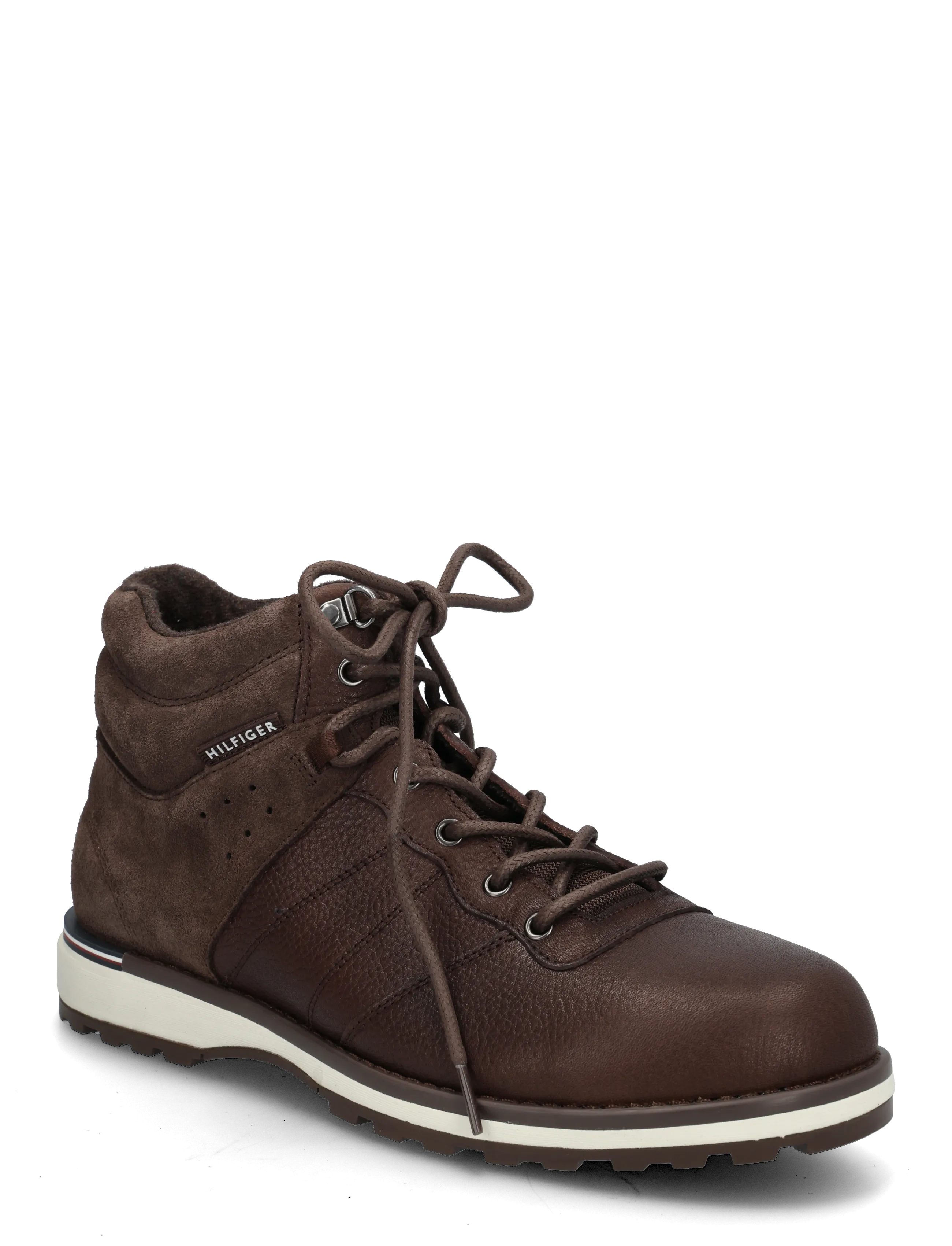 Tommy Hilfiger CORPORATE OUTDOOR WARM LTH BOOT - Tommy Hilfiger - COCOA / brown